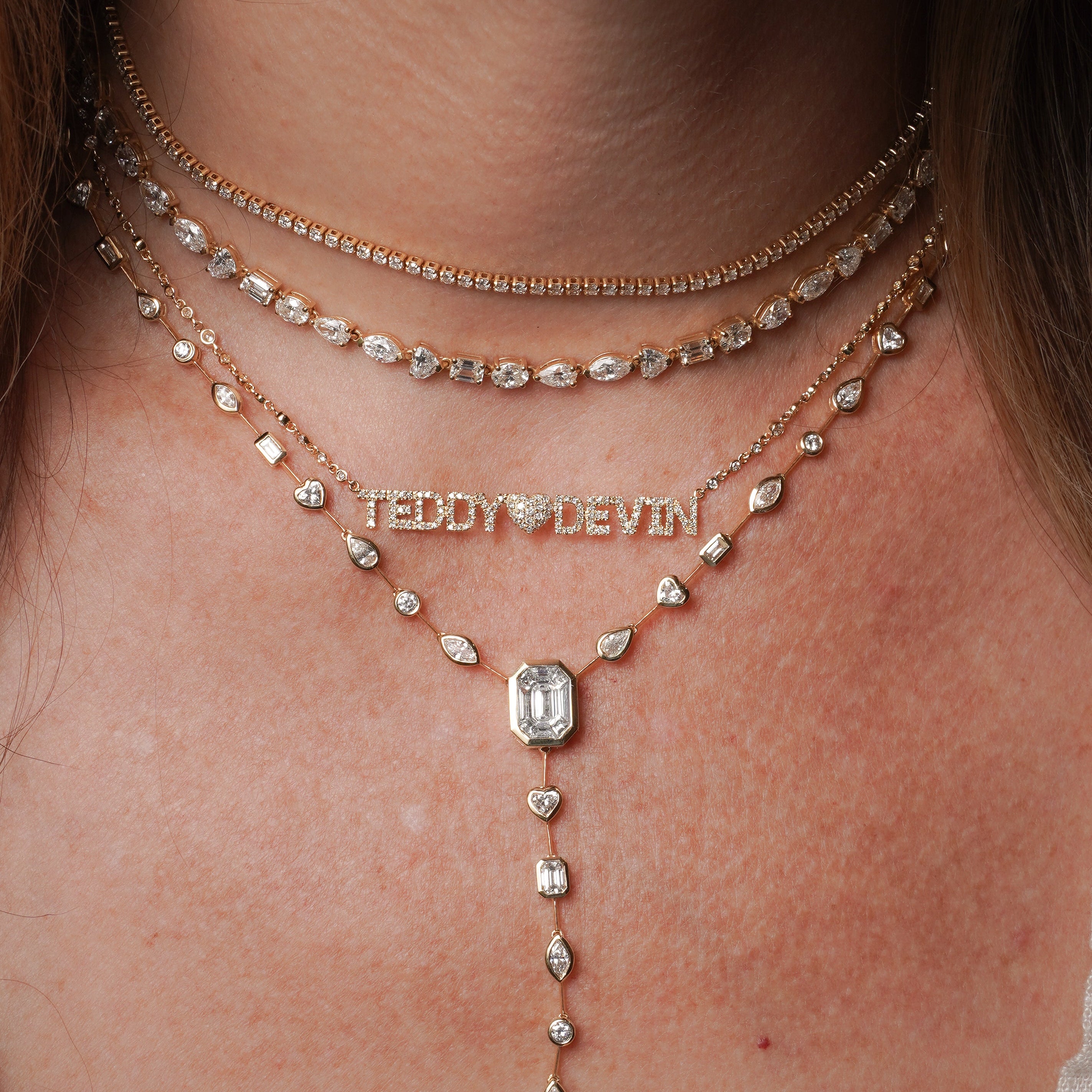 DIAMOND PERSONALIZED NECKLACE