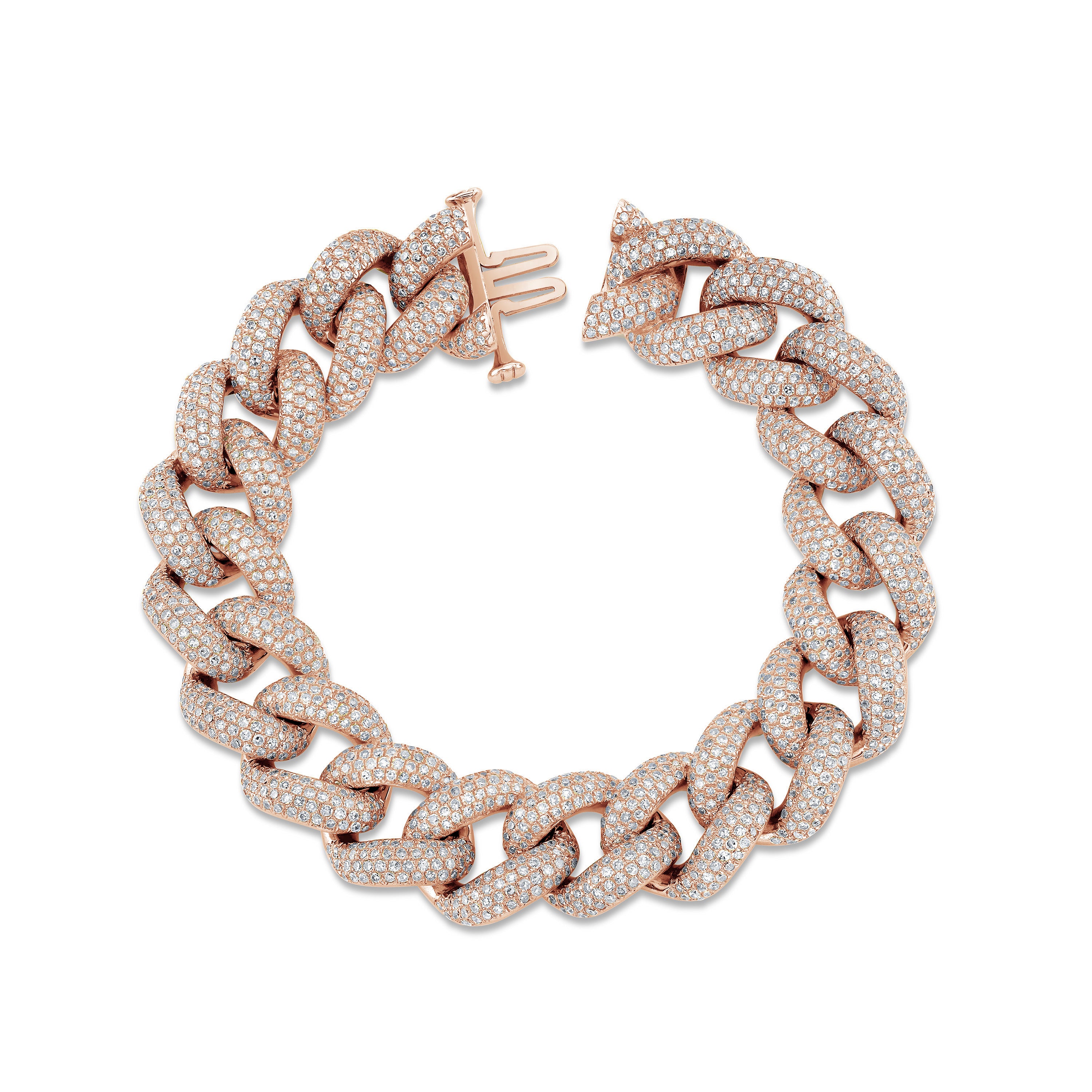 DIAMOND PAVE JUMBO LINK BRACELET