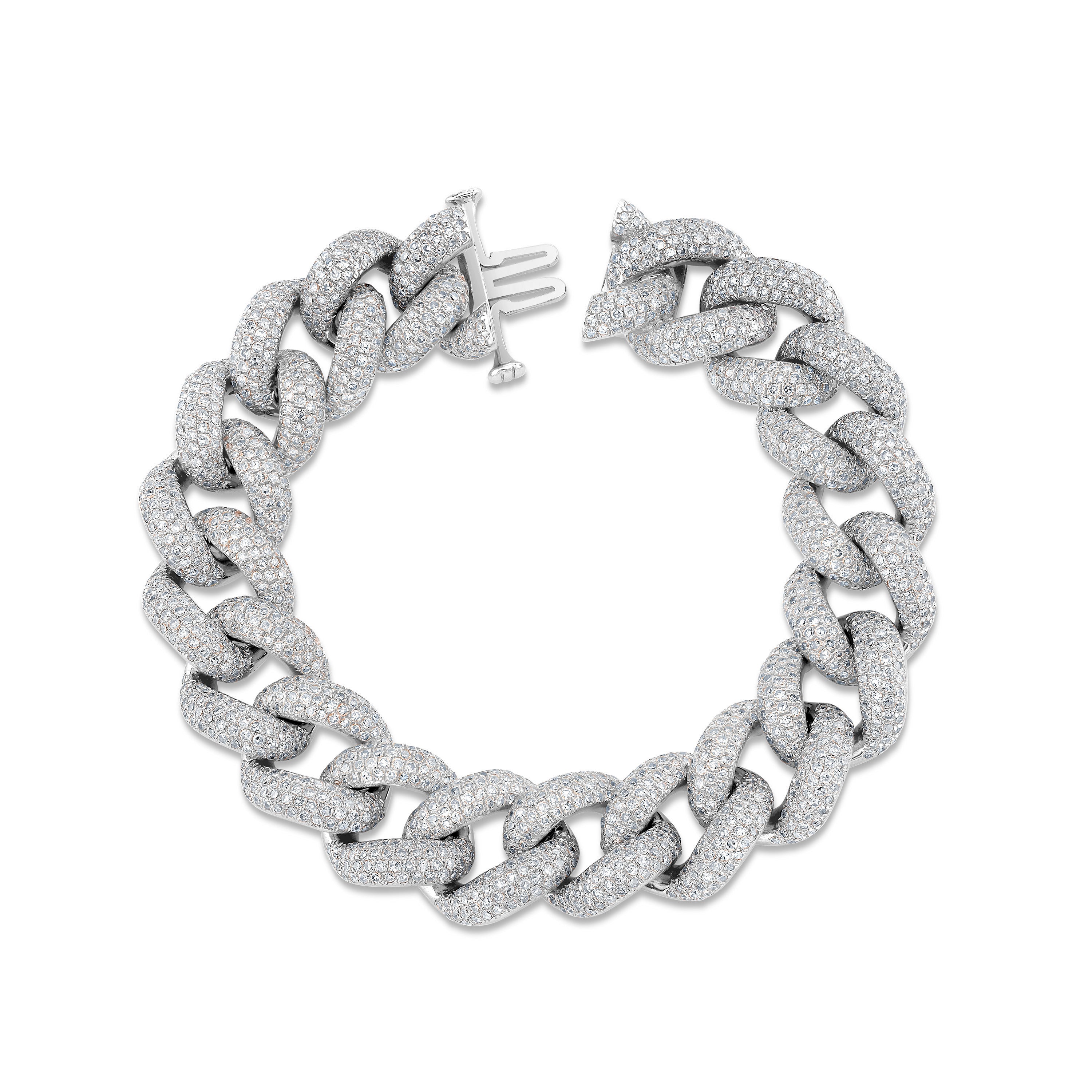 DIAMOND PAVE JUMBO LINK BRACELET