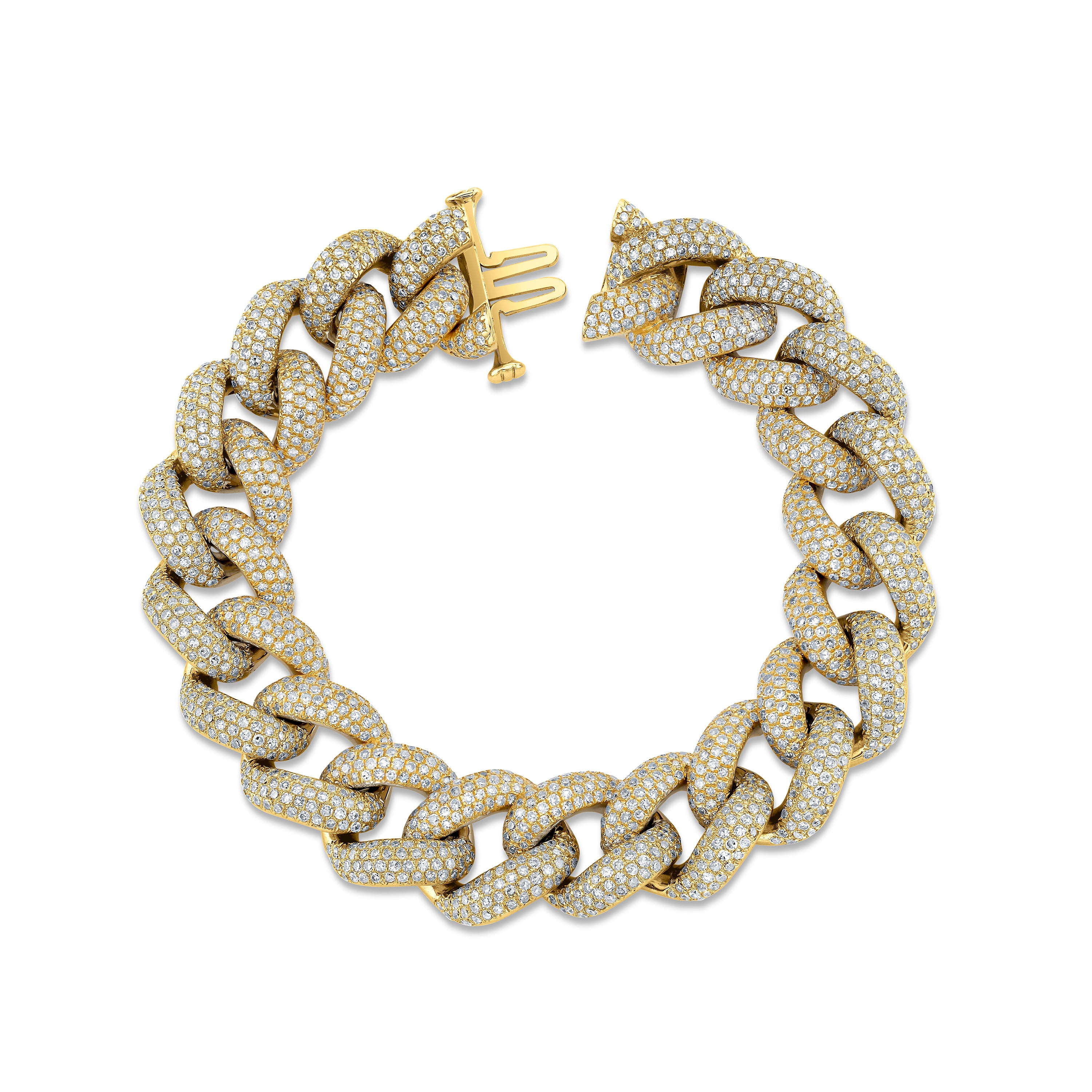 DIAMOND PAVE JUMBO LINK BRACELET
