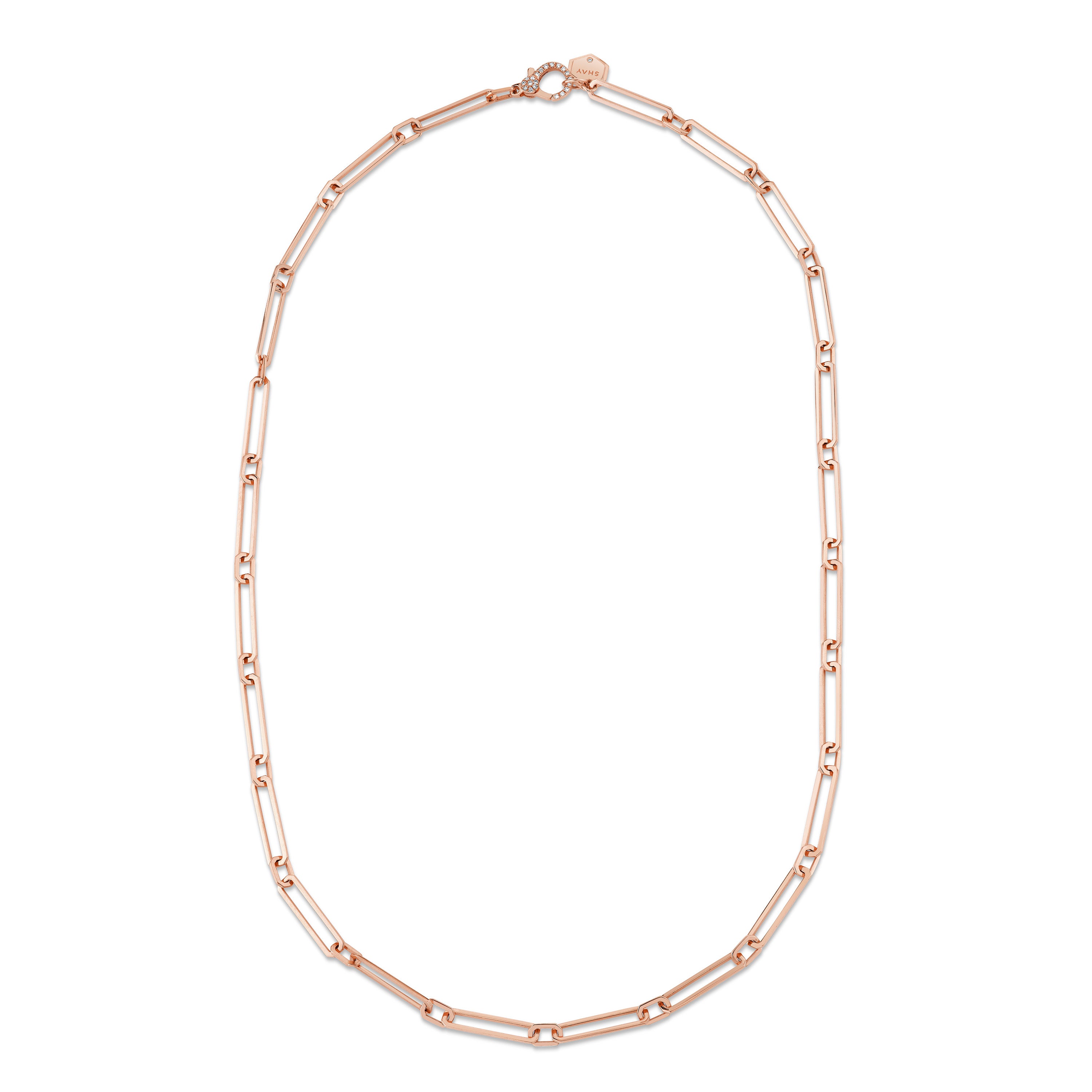SOLID GOLD PAPER CLIP CHAIN