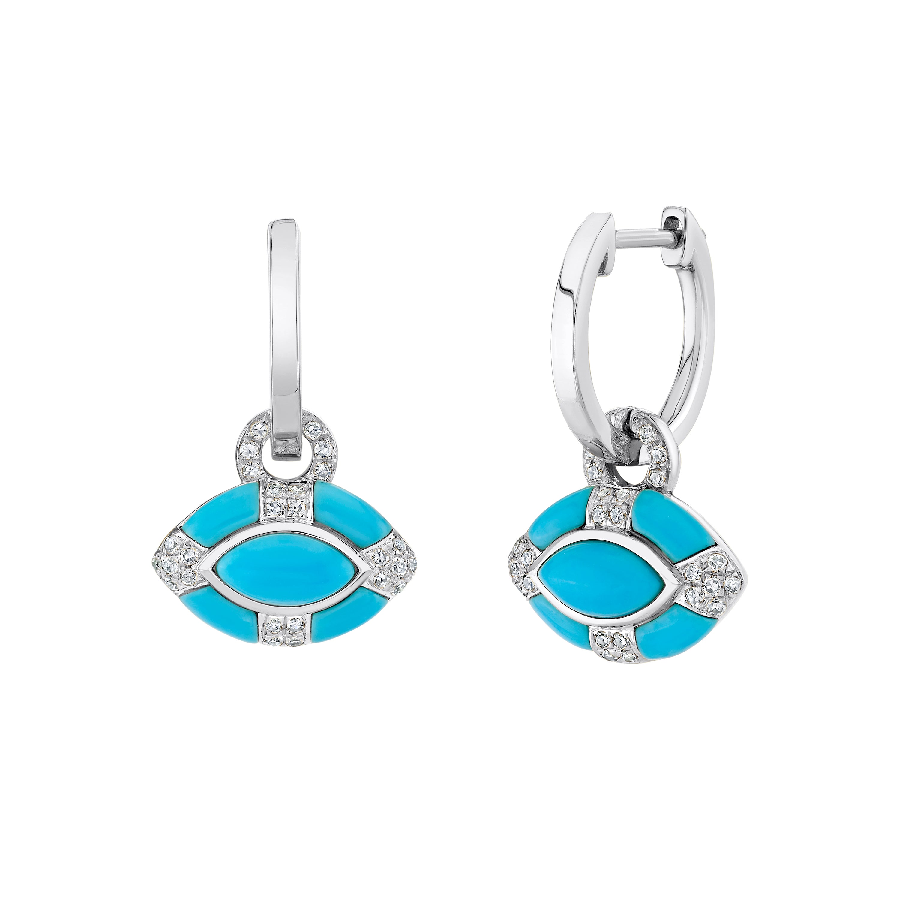 TURQUOISE & DIAMOND RIVIERA PETITE HUGGIES