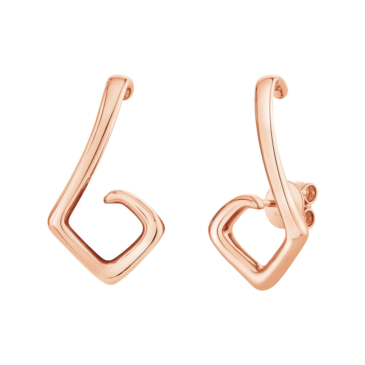 SOLID GOLD ZAR EAR CRAWLERS