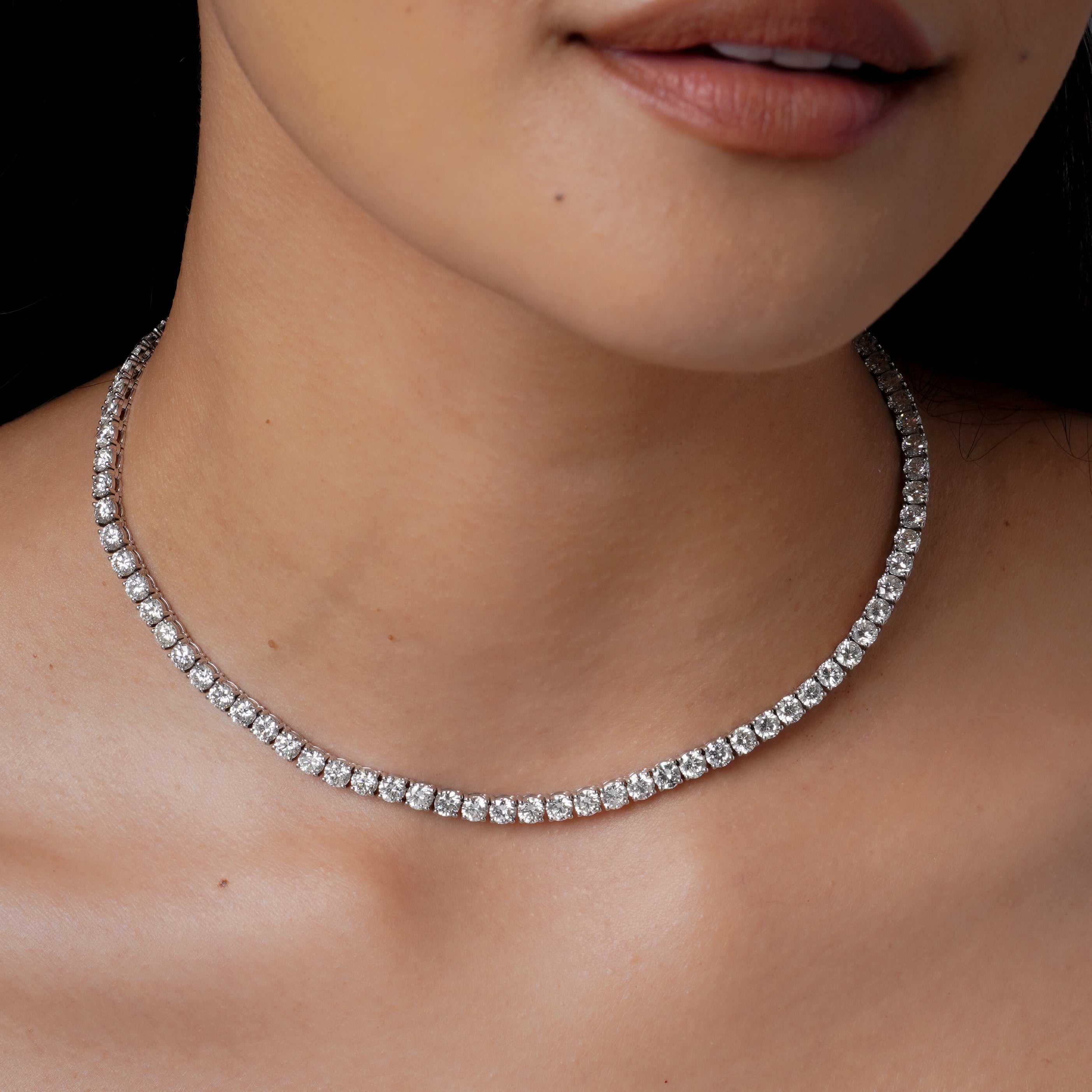 DIAMOND TENNIS NECKLACE