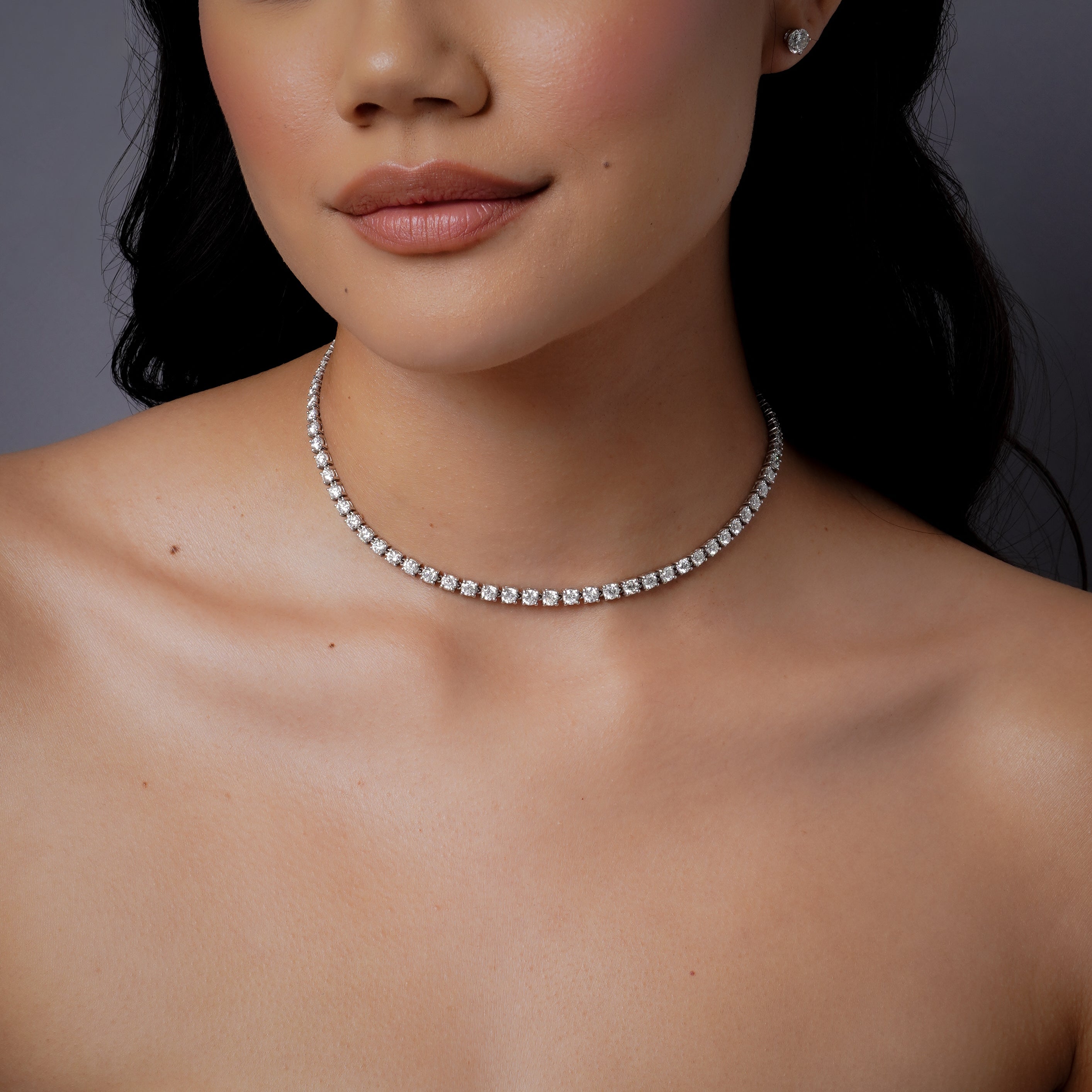 DIAMOND TENNIS NECKLACE