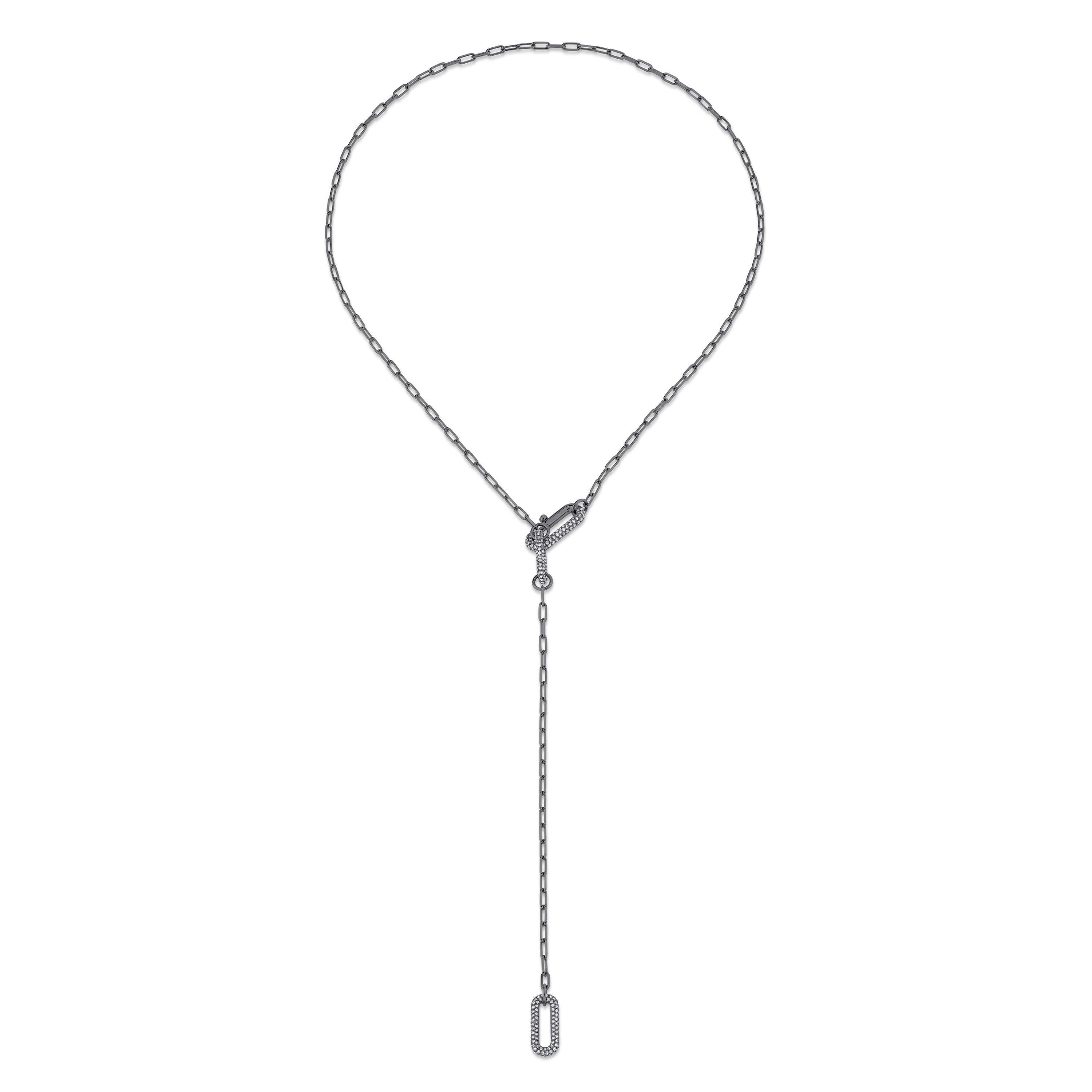 DIAMOND PAVE MINI CABLE LARIAT