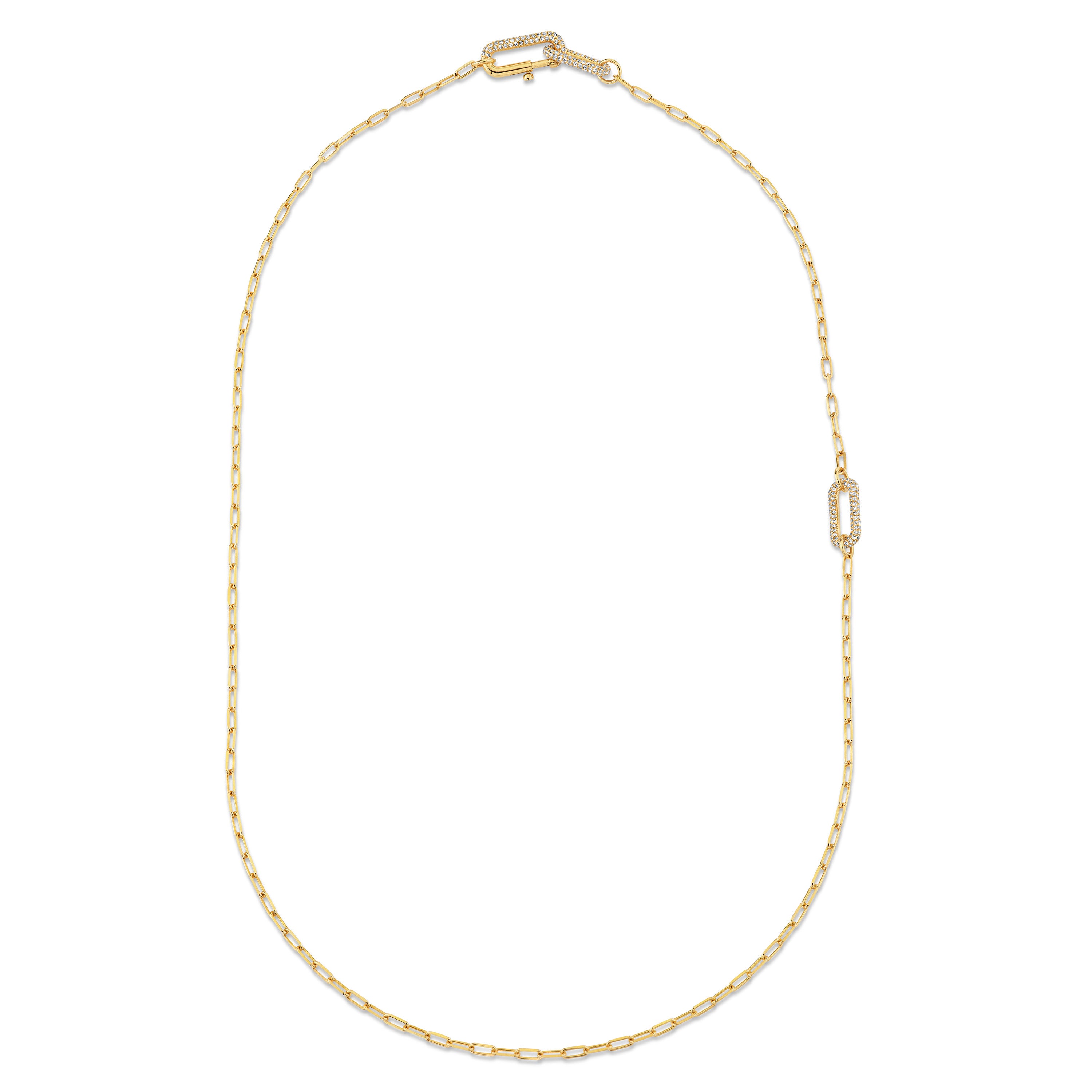 DIAMOND PAVE MINI CABLE LARIAT
