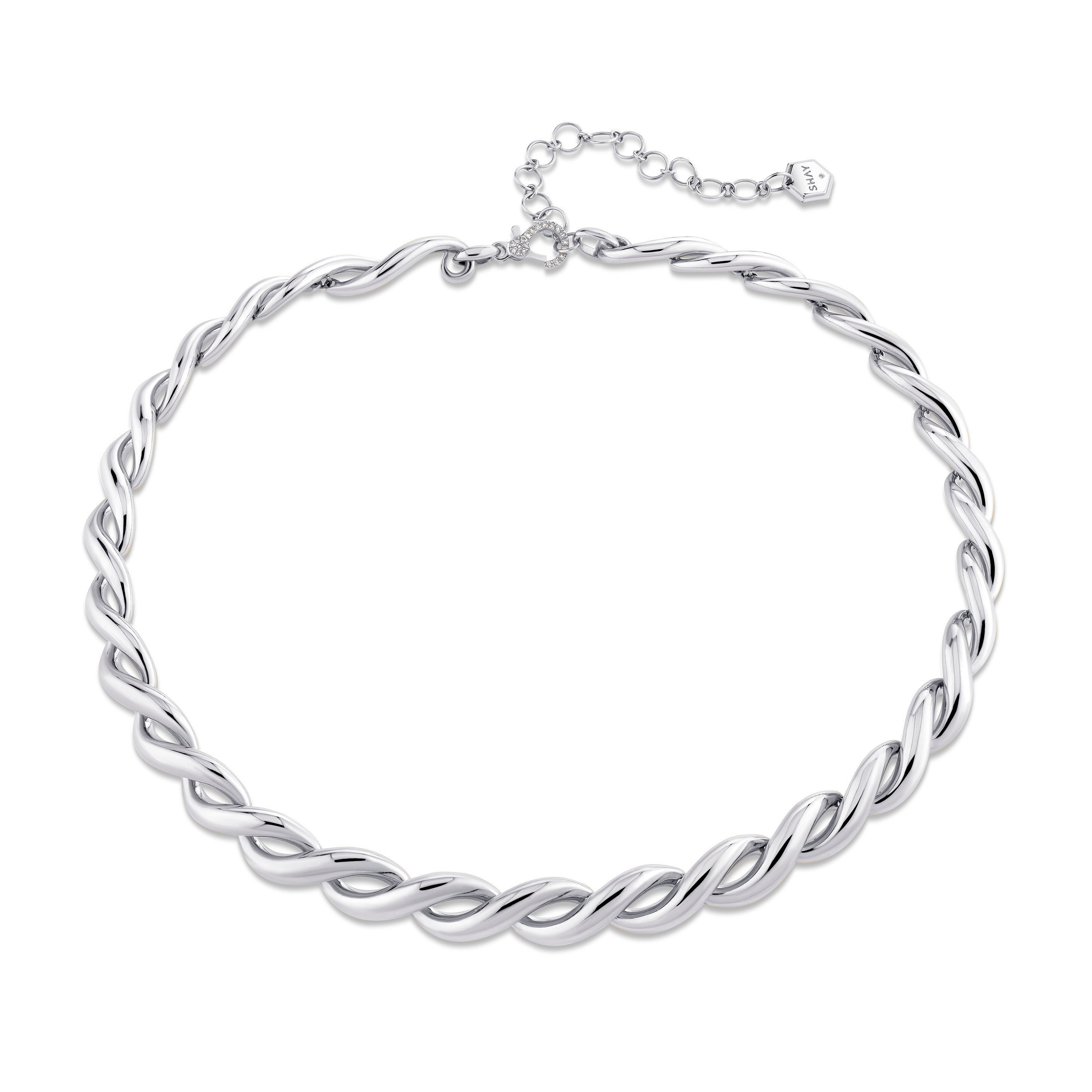 SCULPTED WAVE NECKLACE