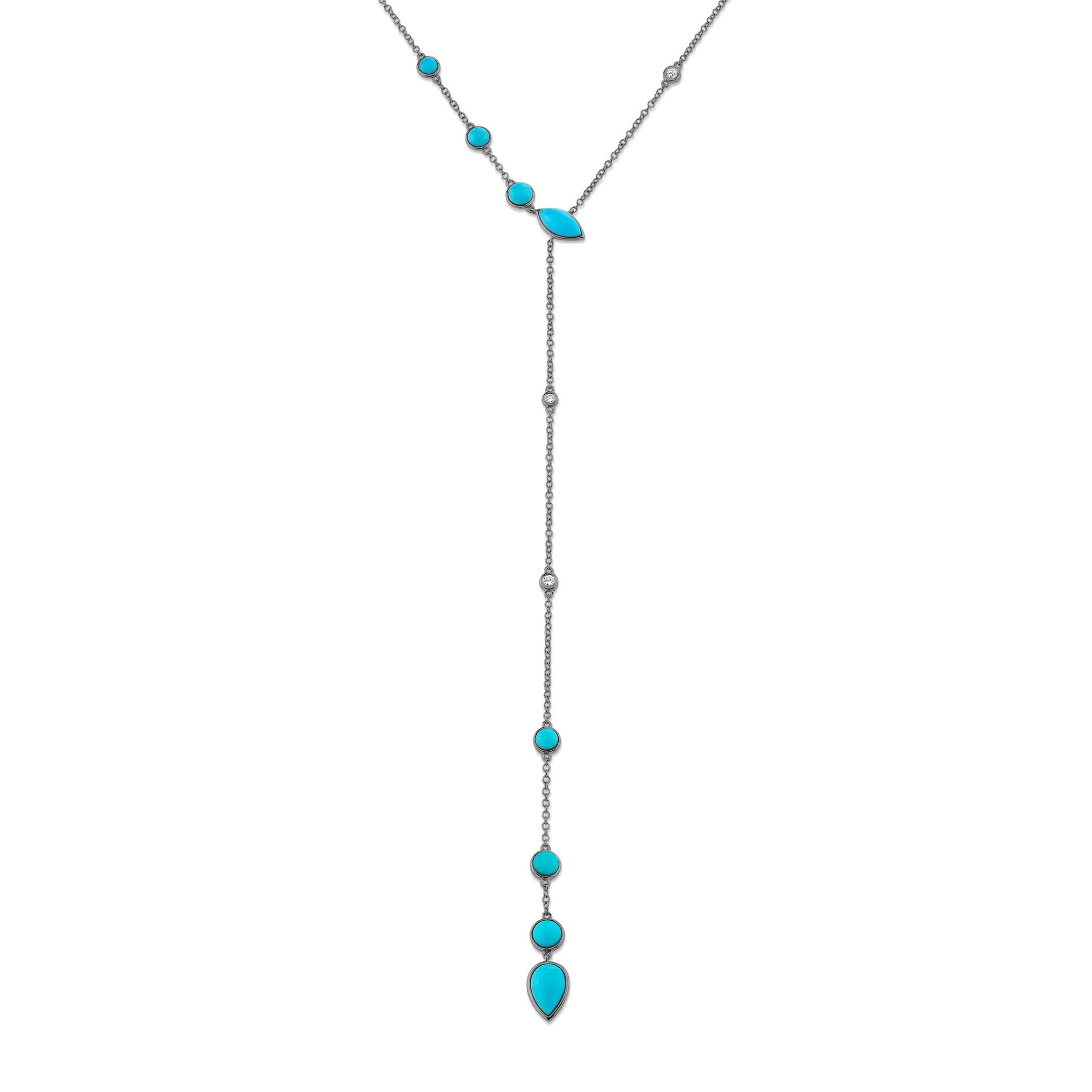TURQUOISE RIVIERA Y NECKLACE