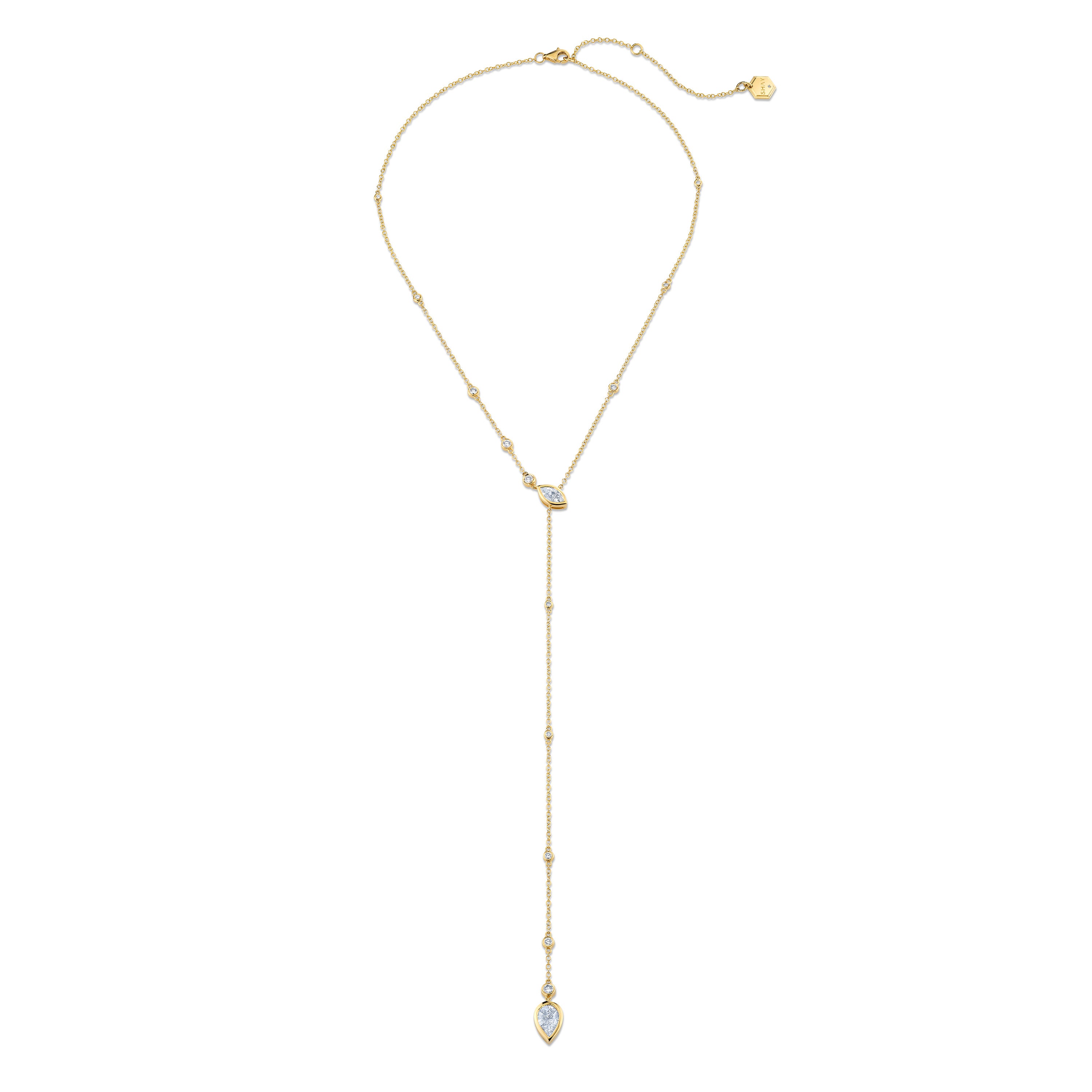 READY TO SHIP DIAMOND RIVIERA Y NECKLACE