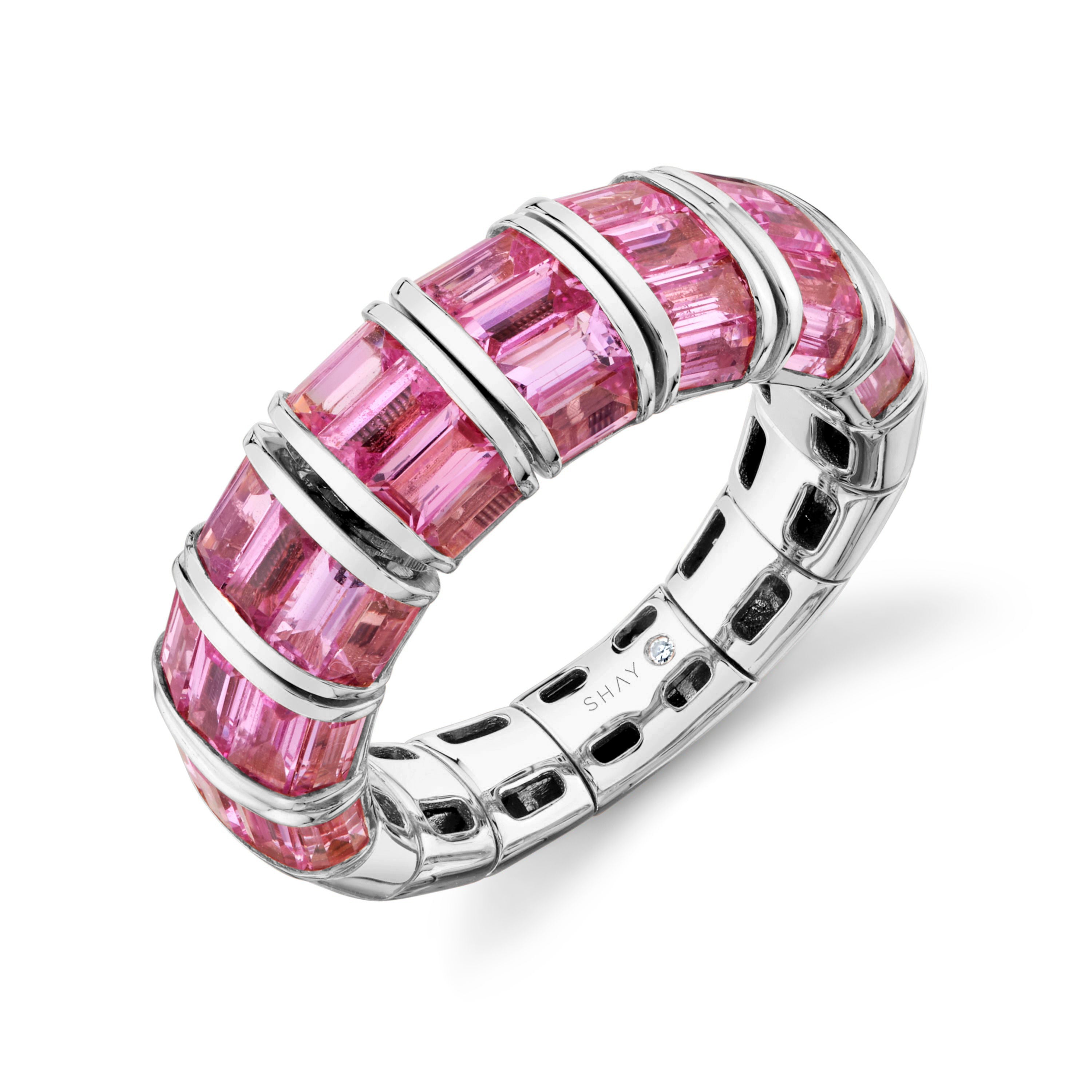 PINK SAPPHIRE BAGUETTE RING