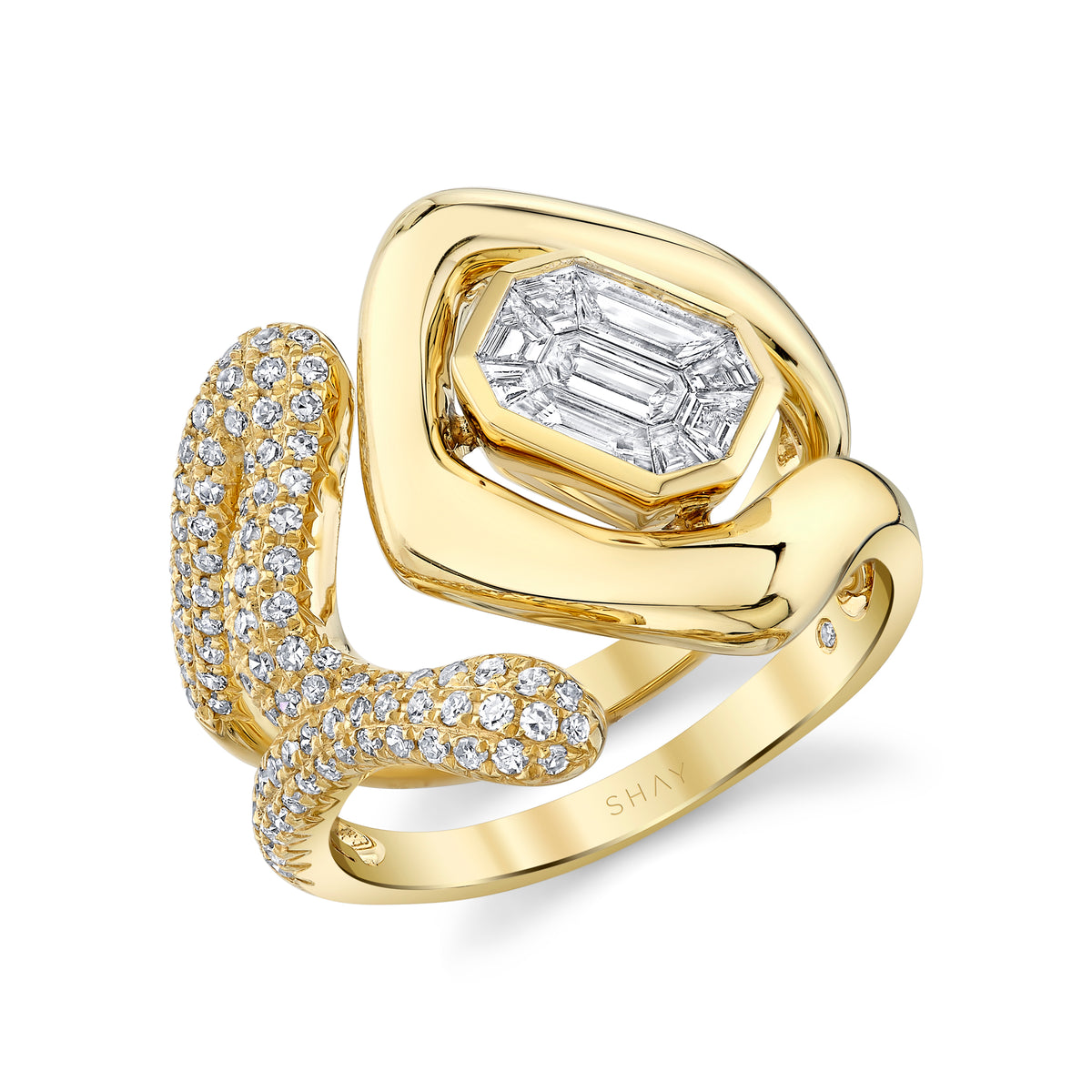 DIAMOND BEZEL ZAR RING