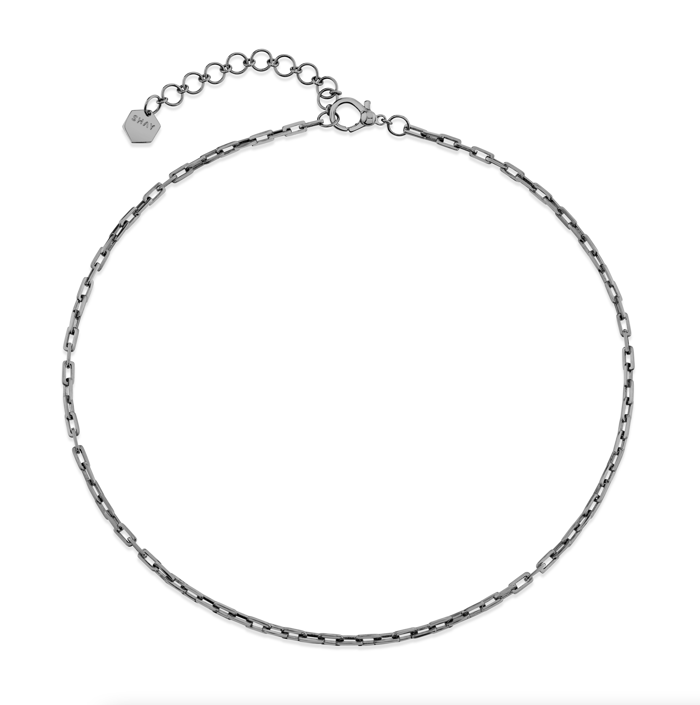 READY TO SHIP MEN'S SOLID GOLD BABY DECO LINK NECKLACE