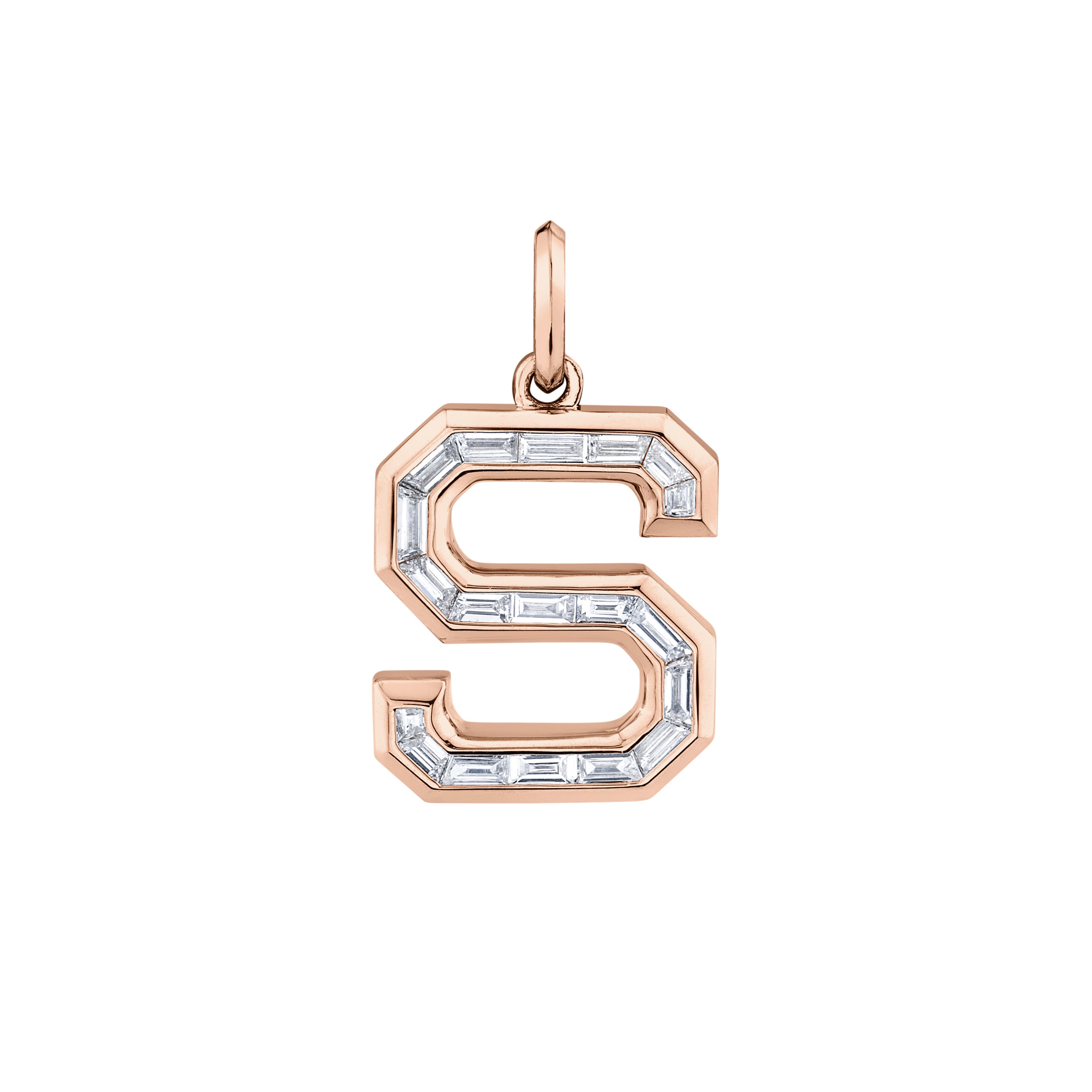 DIAMOND LETTER PENDANT