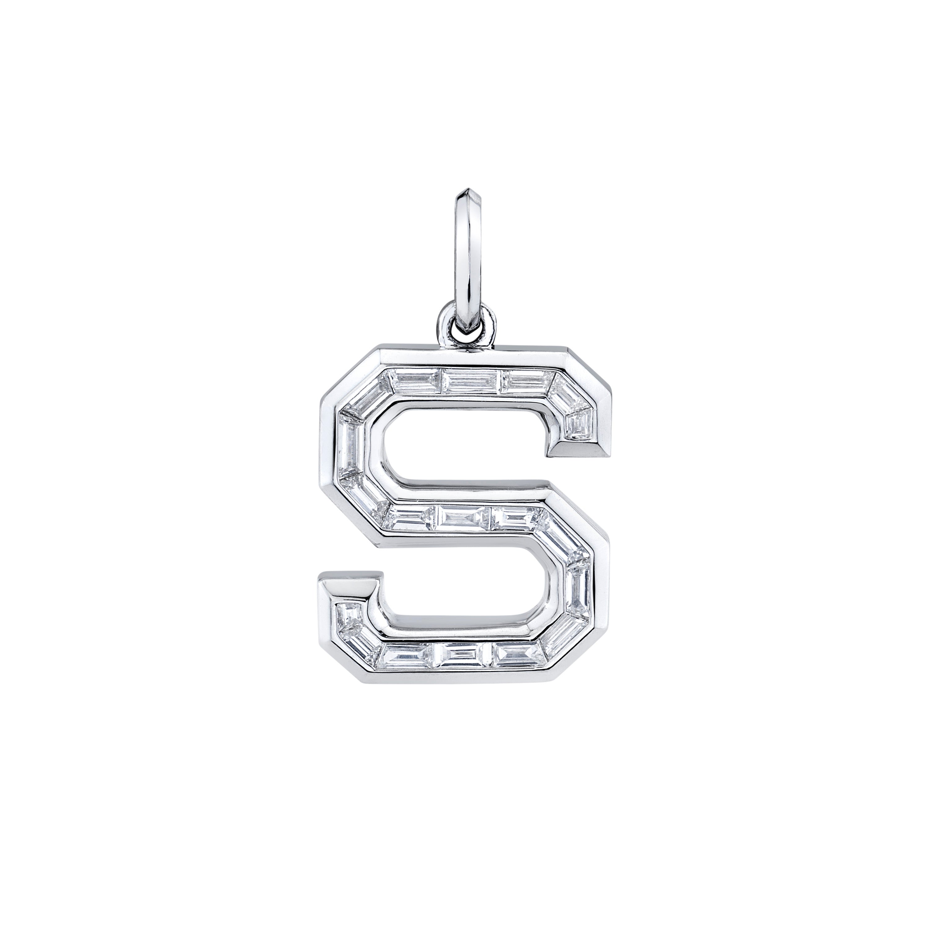 DIAMOND LETTER PENDANT