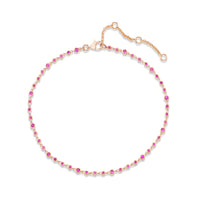 PINK SAPPHIRE INFINITY ANKLET