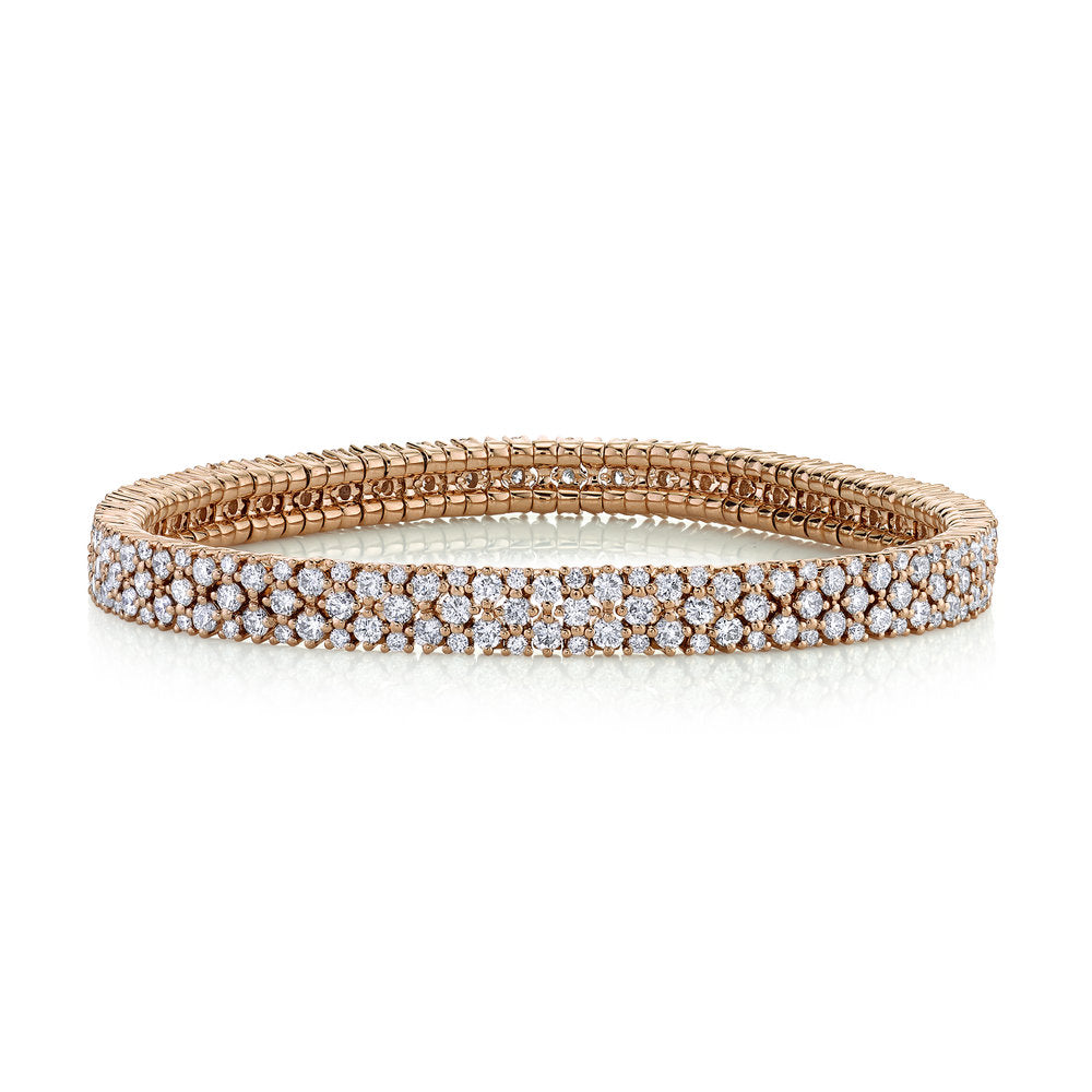 Stretch diamond hot sale tennis bracelet