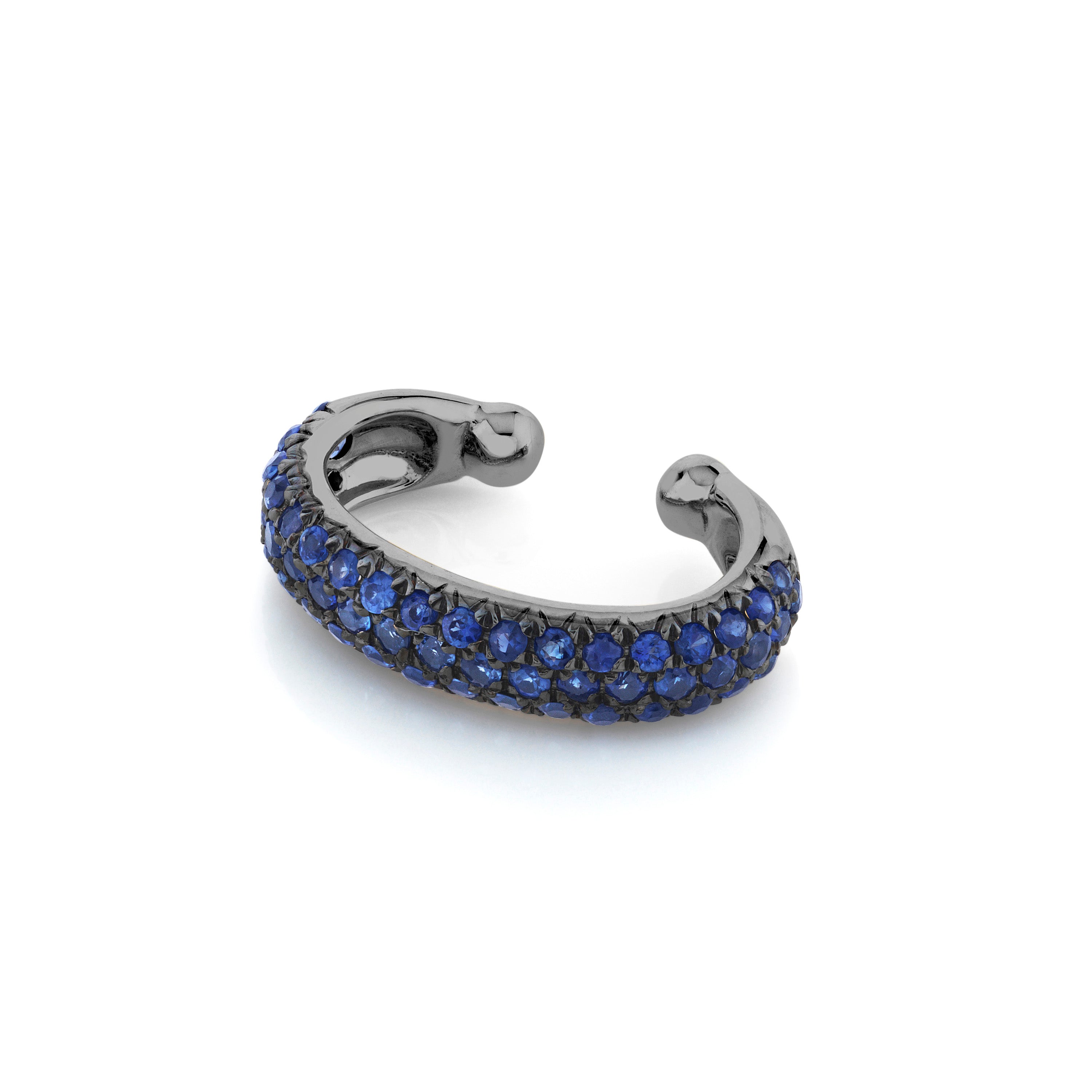 BLUE SAPPHIRE JUMBO EAR CUFF