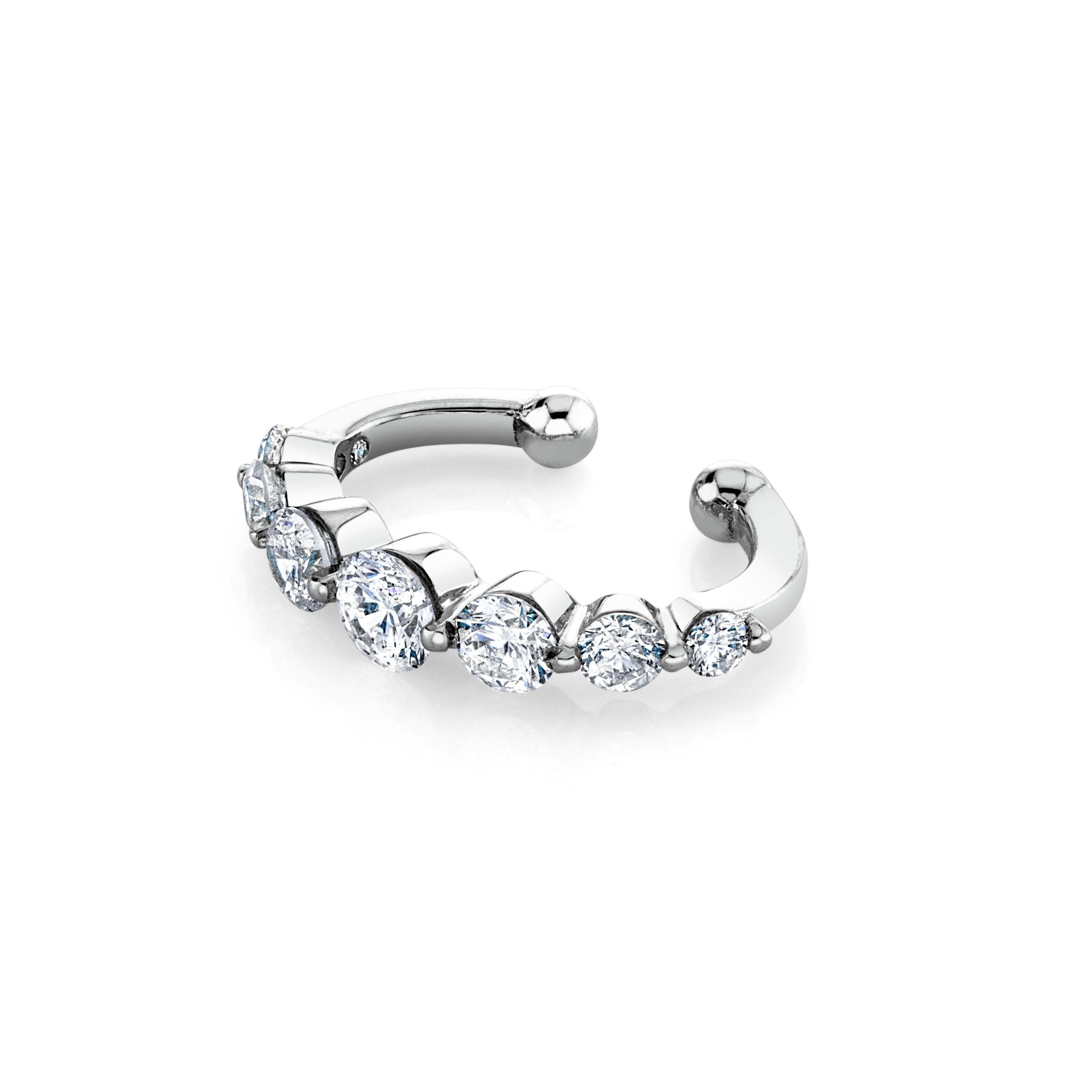 DIAMOND GRADUAL EAR CUFF
