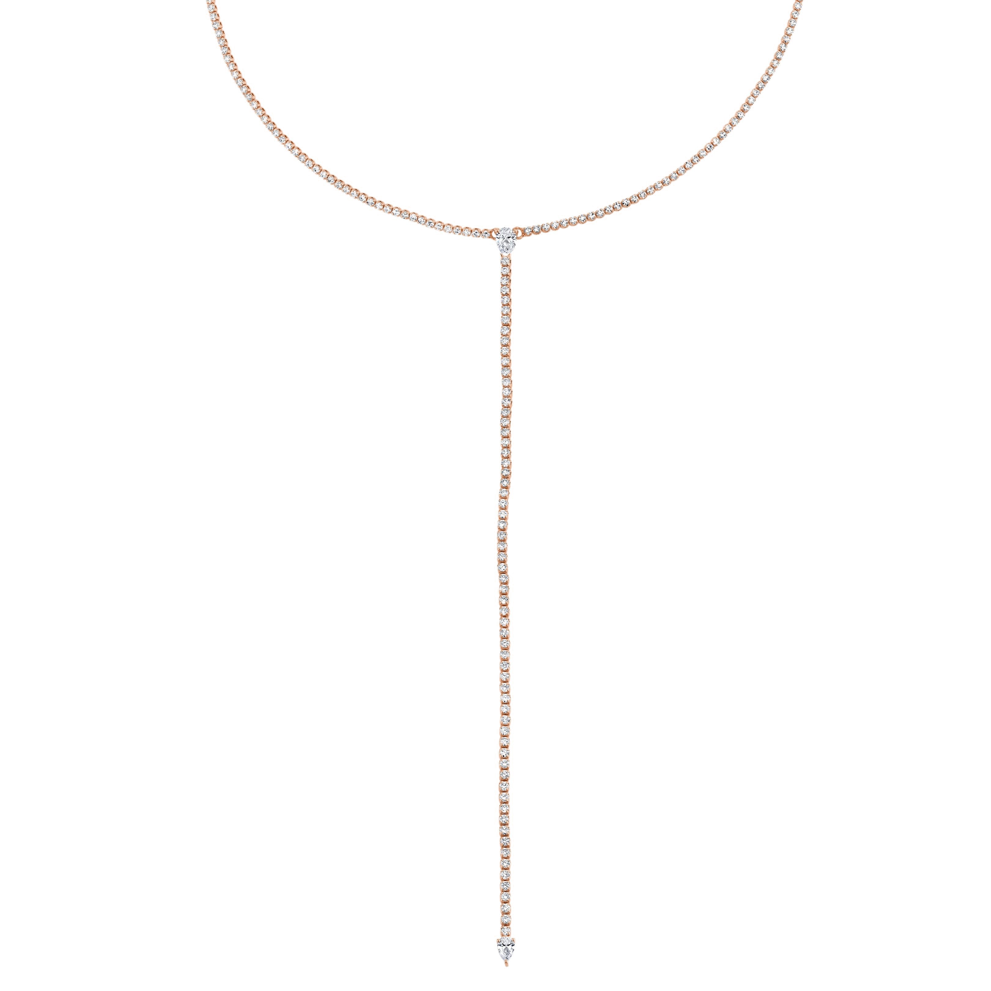 DIAMOND THREAD Y NECKLACE