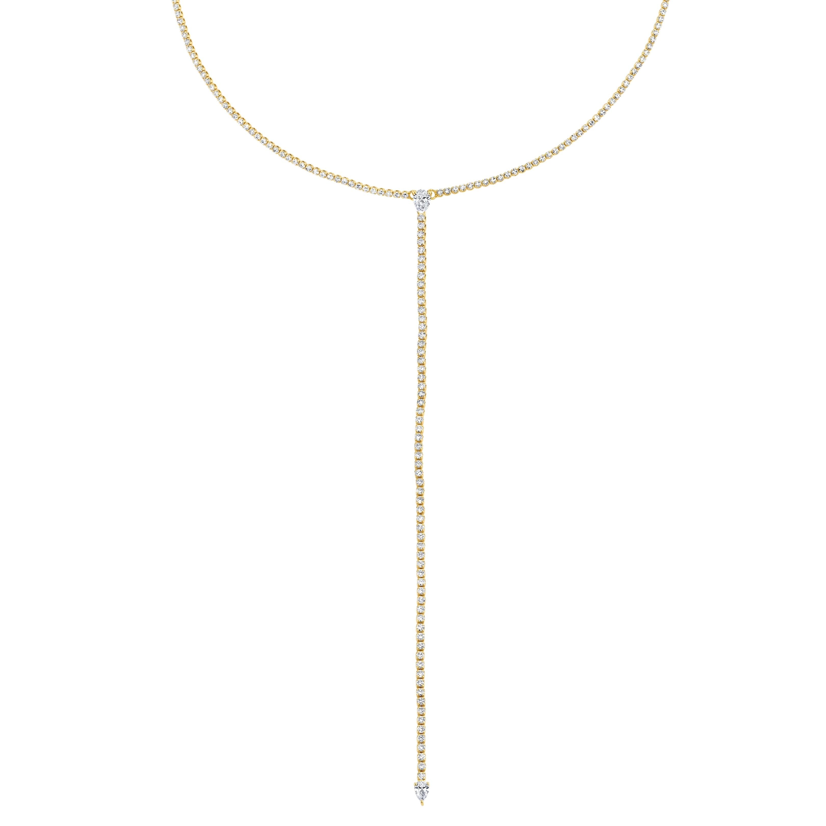 DIAMOND THREAD Y NECKLACE