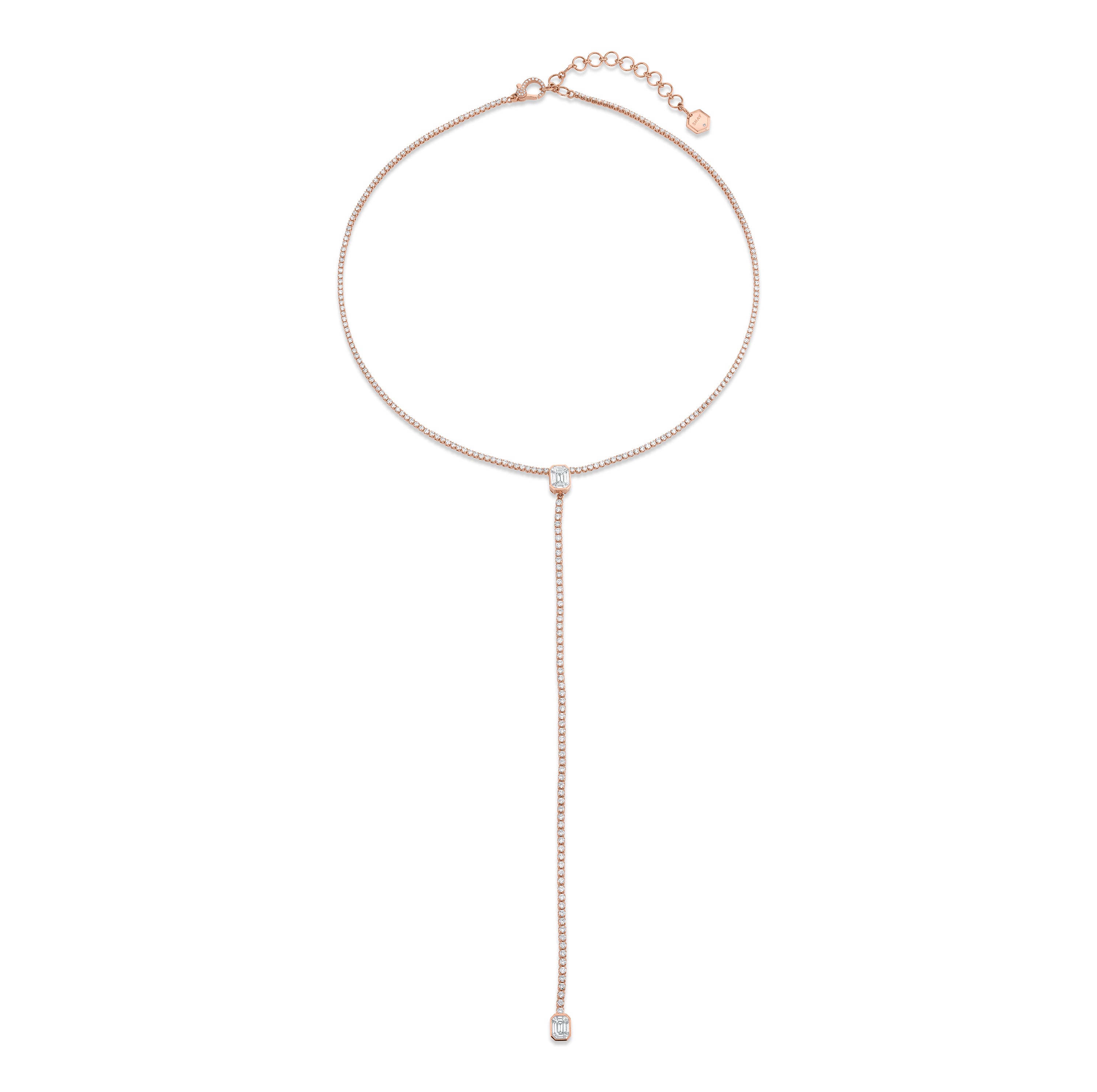 DIAMOND ILLUSION DROP NECKLACE