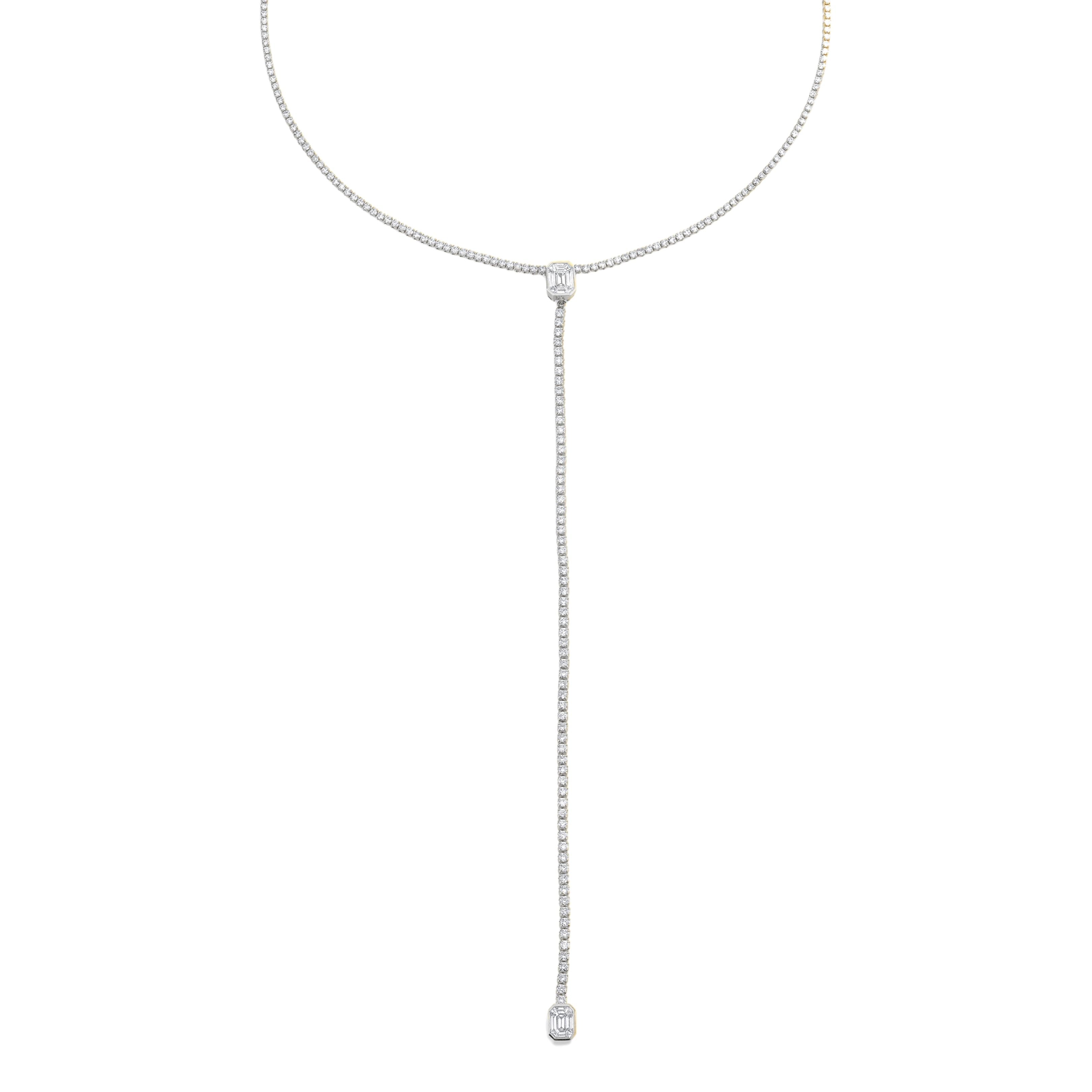 DIAMOND ILLUSION DROP NECKLACE