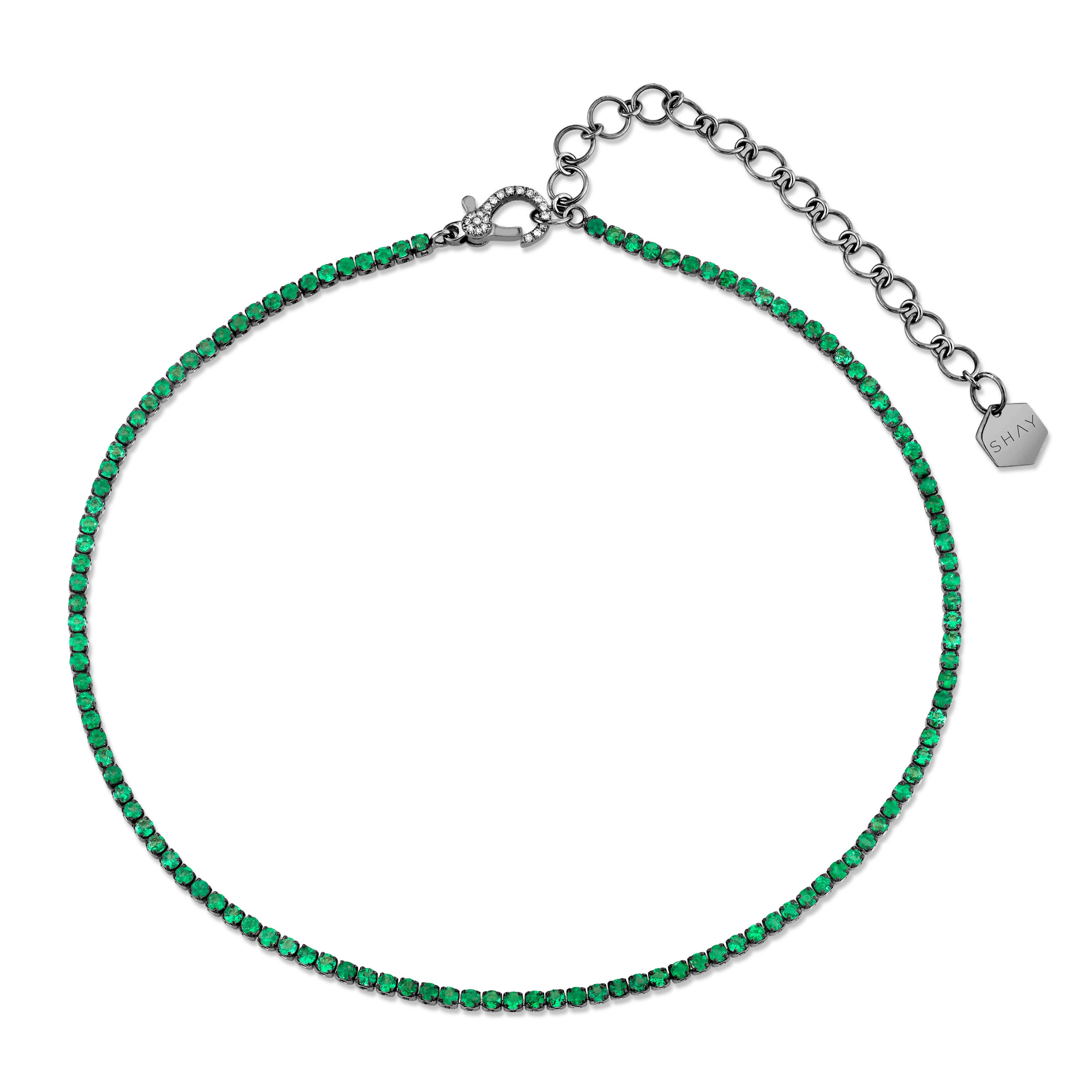EMERALD THREAD CHOKER