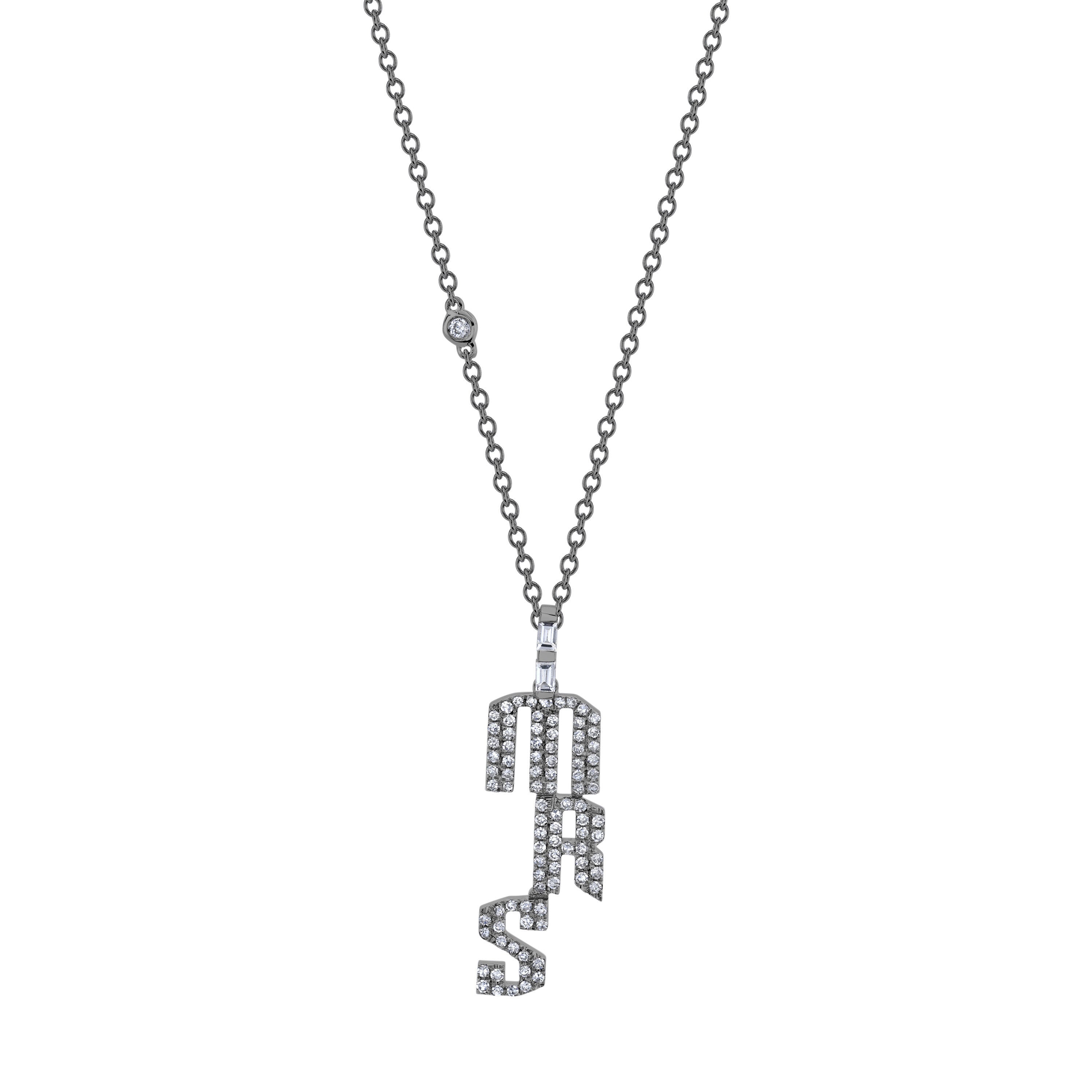 DIAMOND PERSONALIZED 3 LETTER NECKLACE