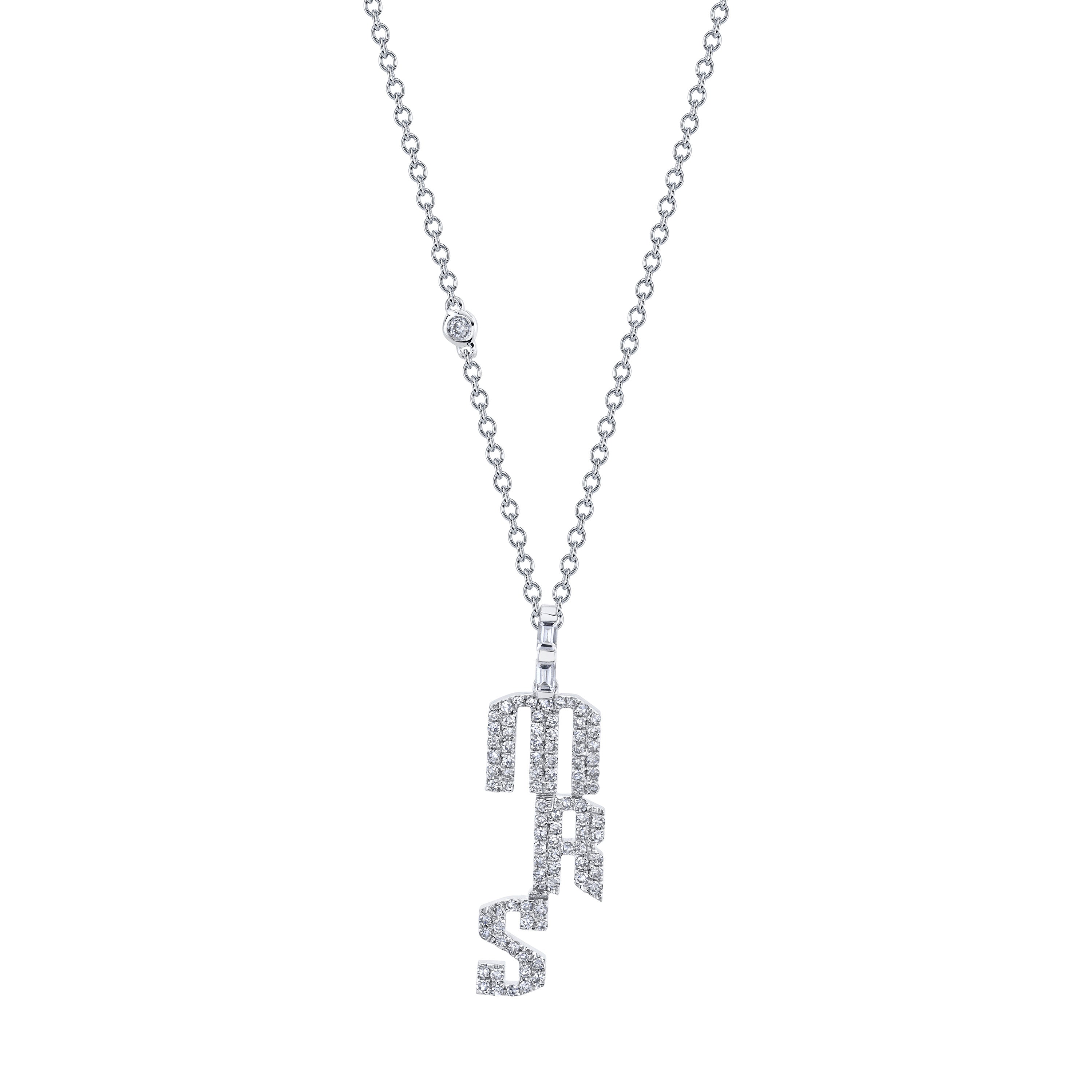 DIAMOND PERSONALIZED 3 LETTER NECKLACE