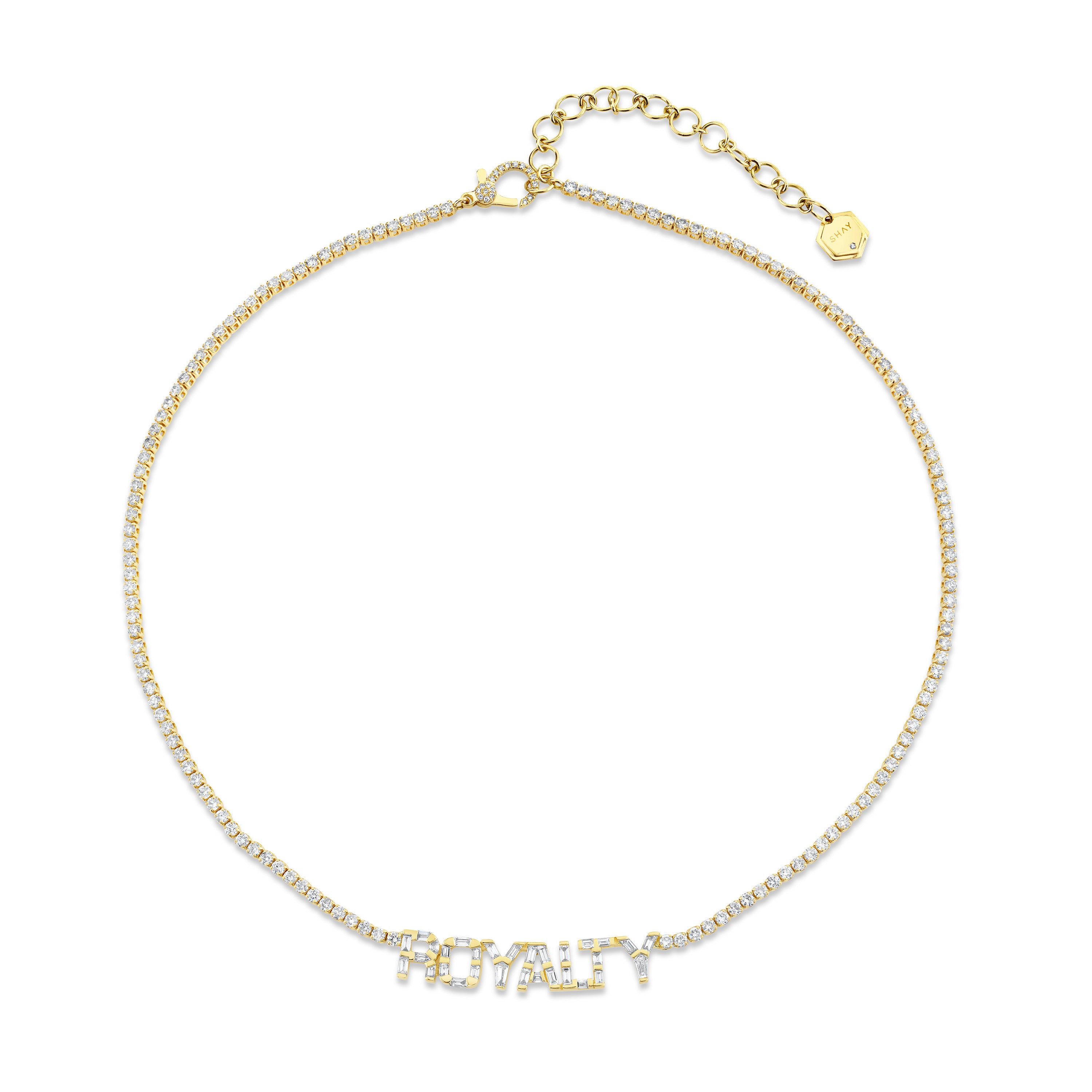 DIAMOND PERSONALIZED 7 THREAD NECKLACE