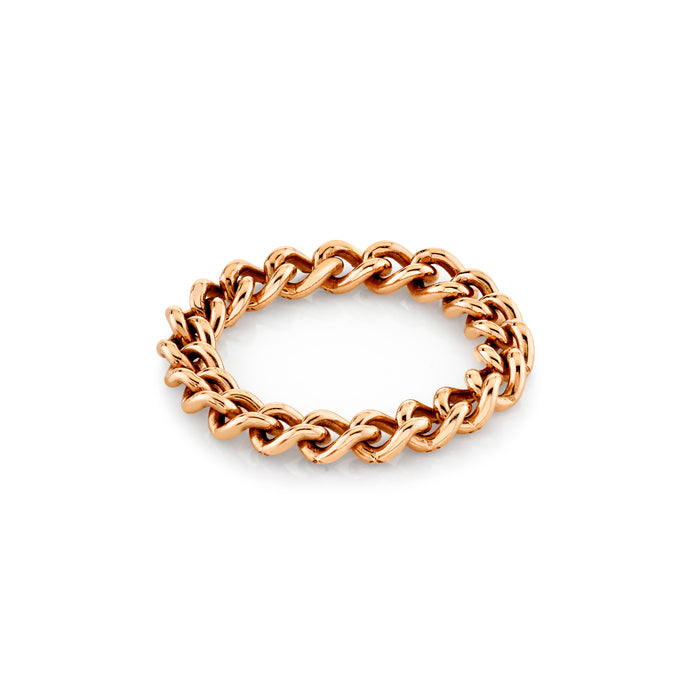 MINI ME SOLID GOLD BABY LINK RING