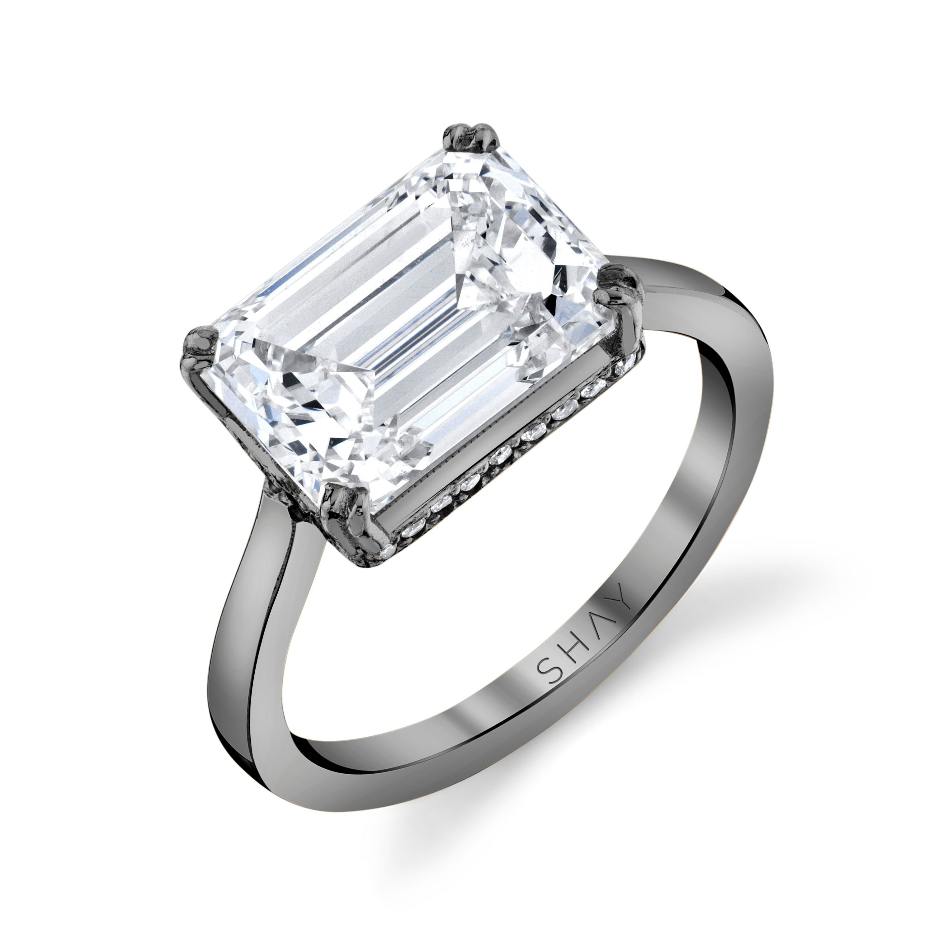 SHAY Diamond East West Ring, 5.56ct, 18k gold, additional view 2
