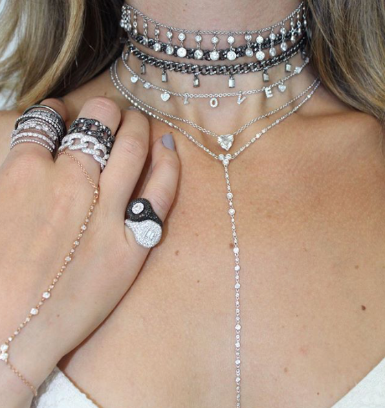 DIAMOND INFINITY Y NECKLACE