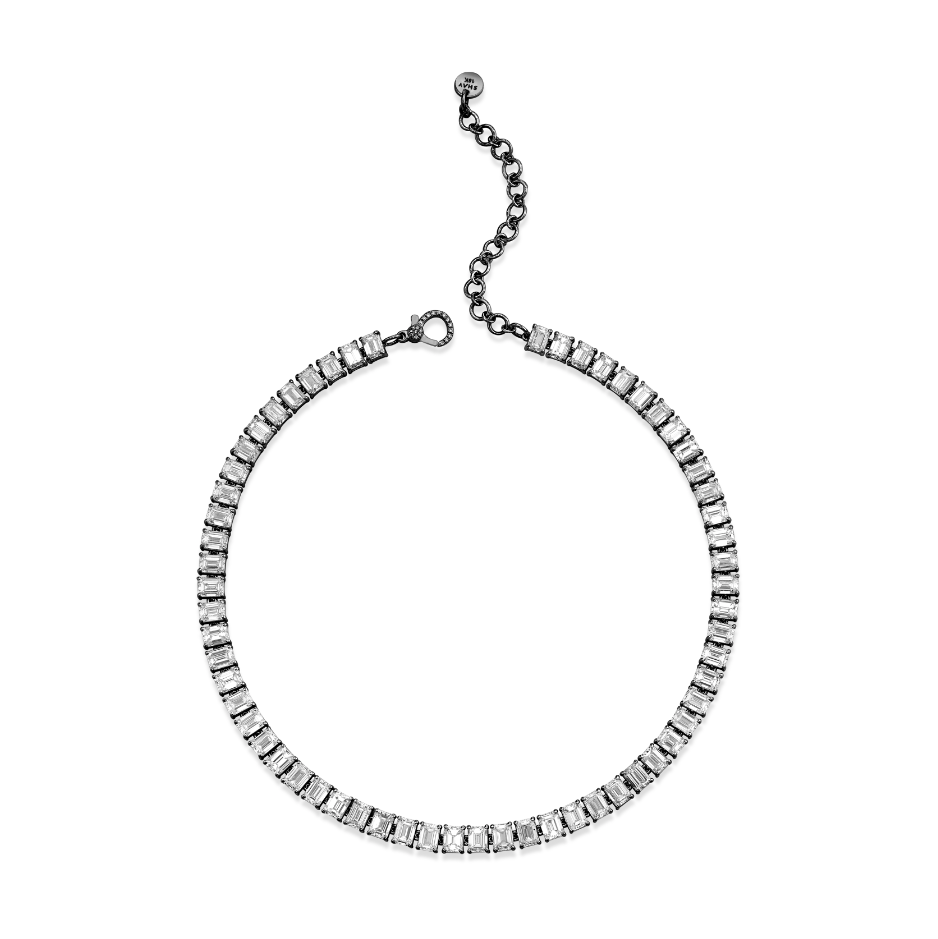 SHAY Diamond Eternity Necklace, 36ct, 18k gold, additional view