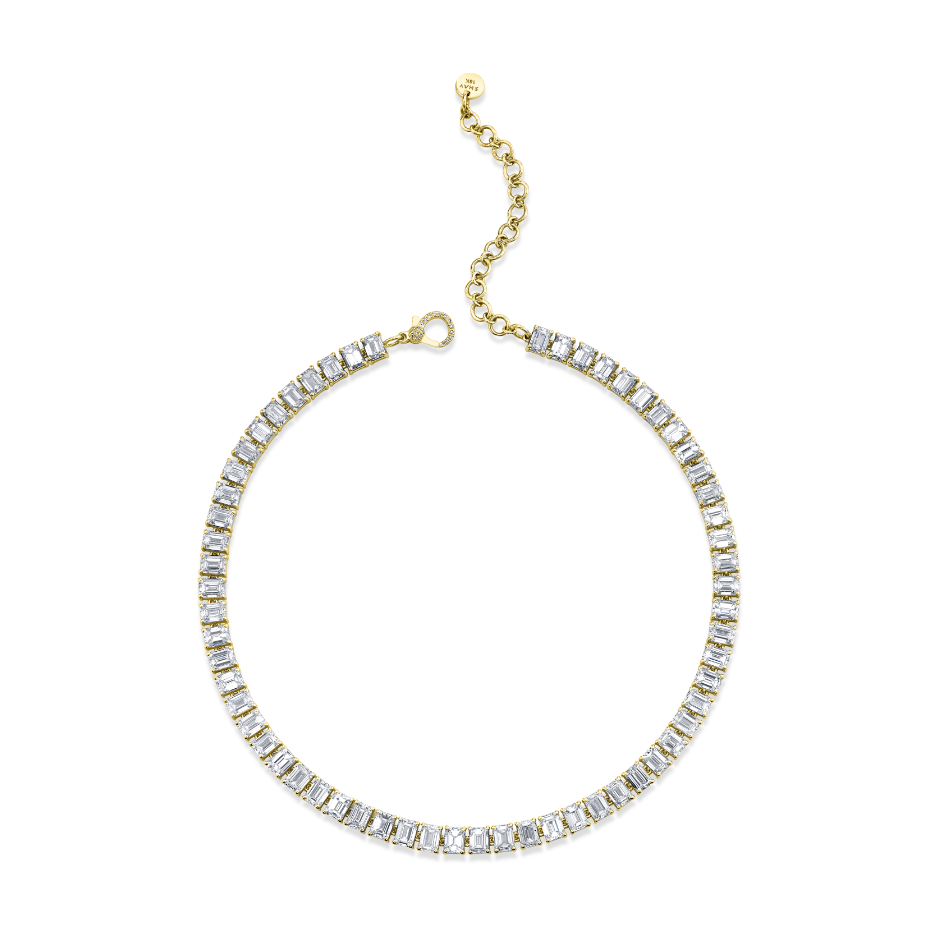 SHAY Diamond Eternity Necklace, 36ct, 18k gold, additional view 2