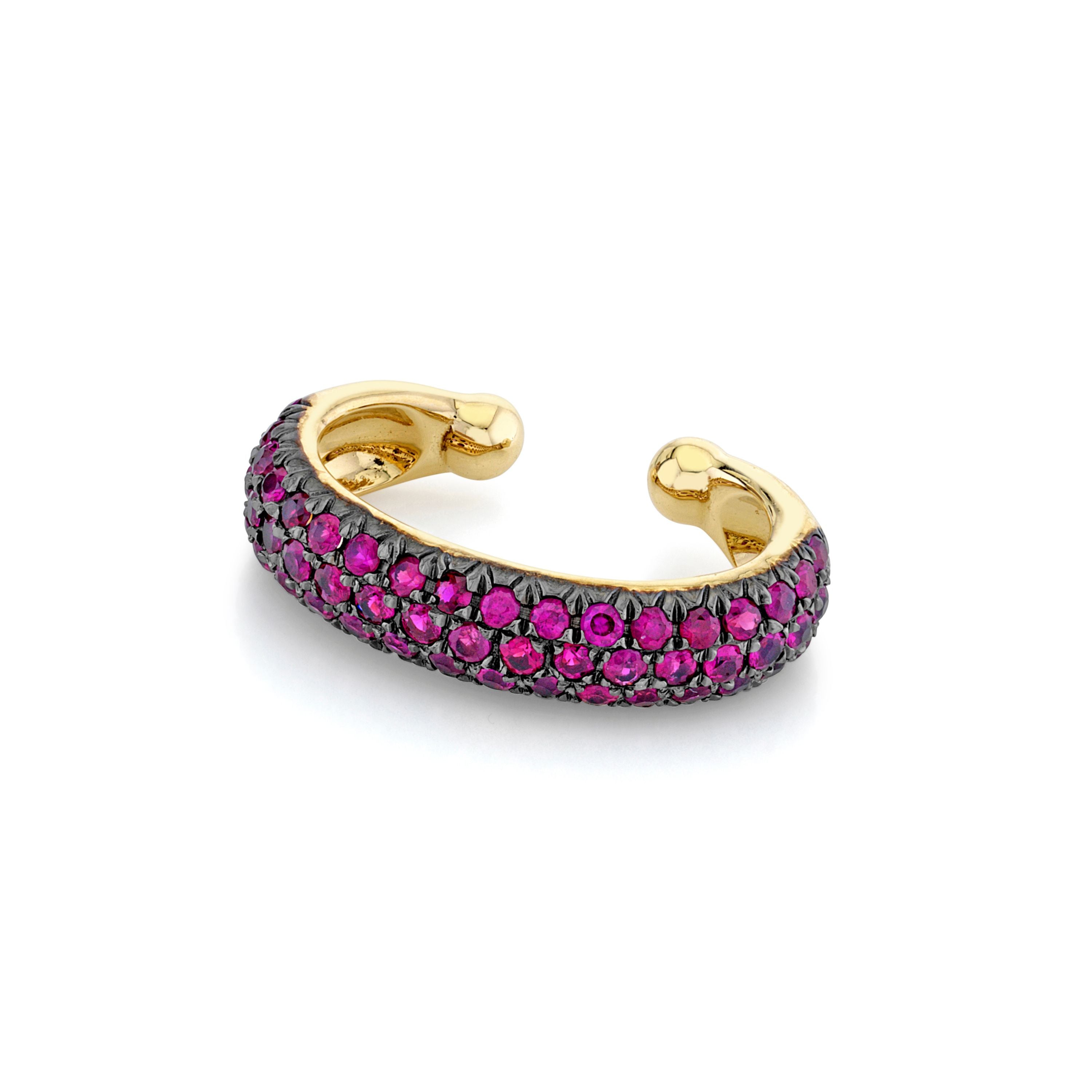 RUBY JUMBO EAR CUFF
