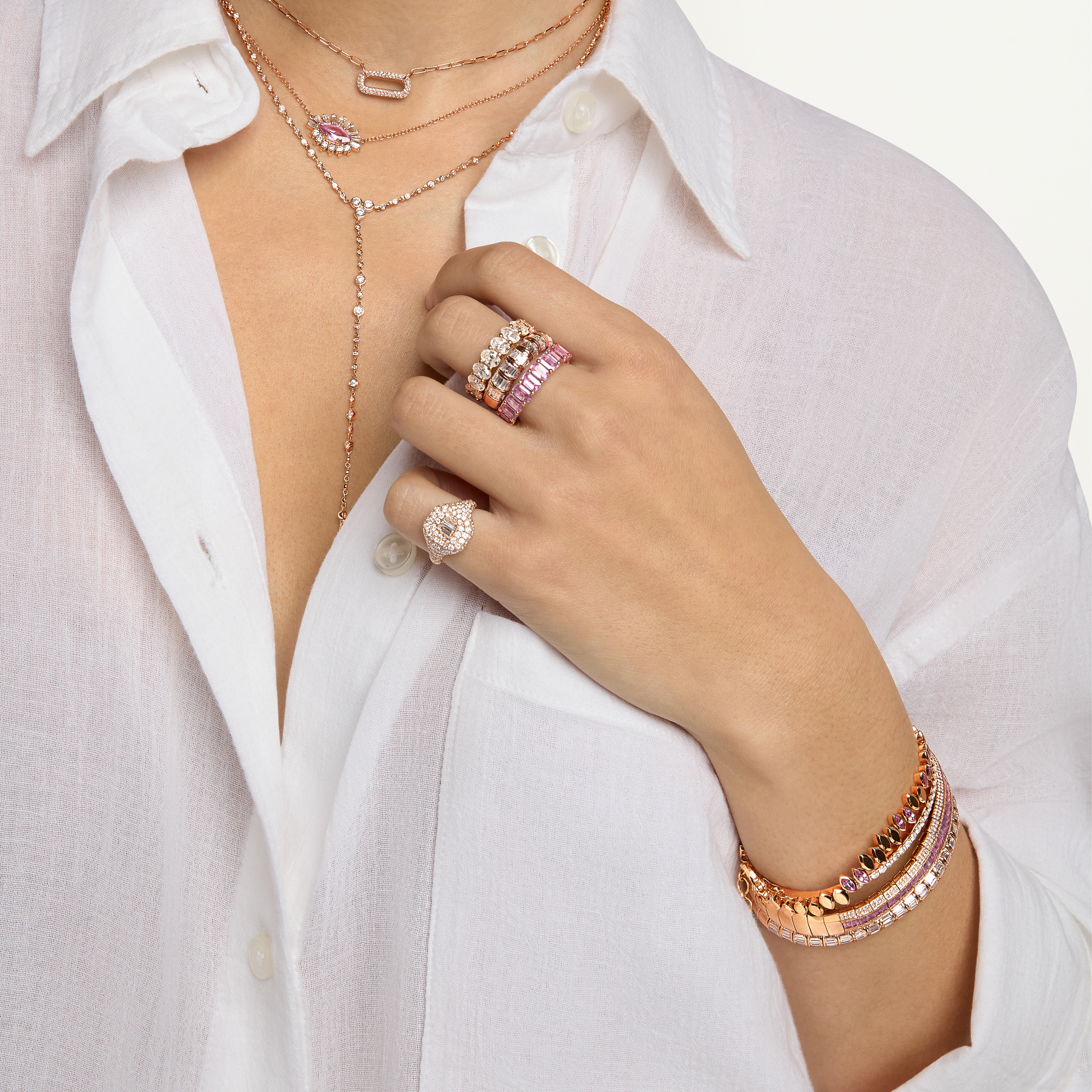 READY TO SHIP DIAMOND BAGUETTE RING PETITE