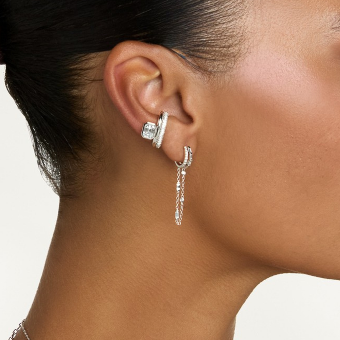DIAMOND FLOATING BEZEL EAR CUFF