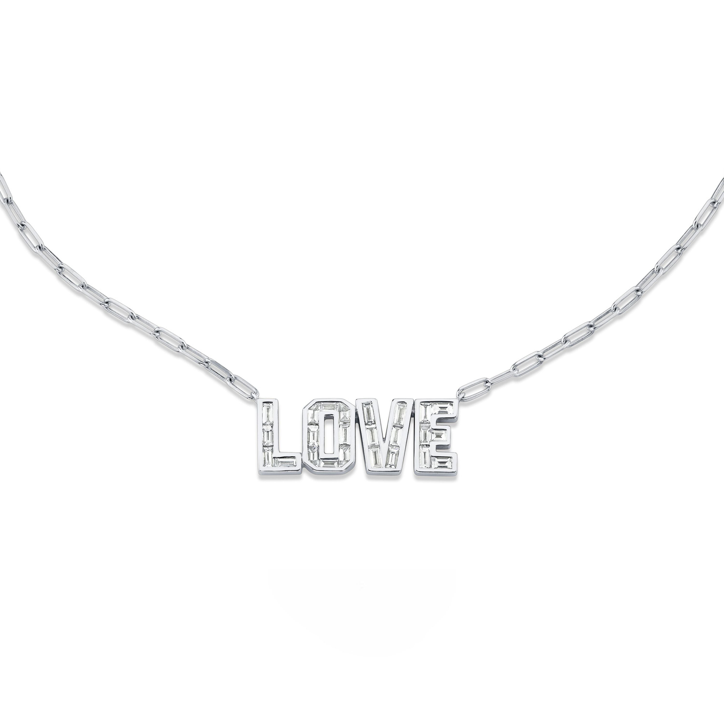 DIAMOND LOVE NECKLACE