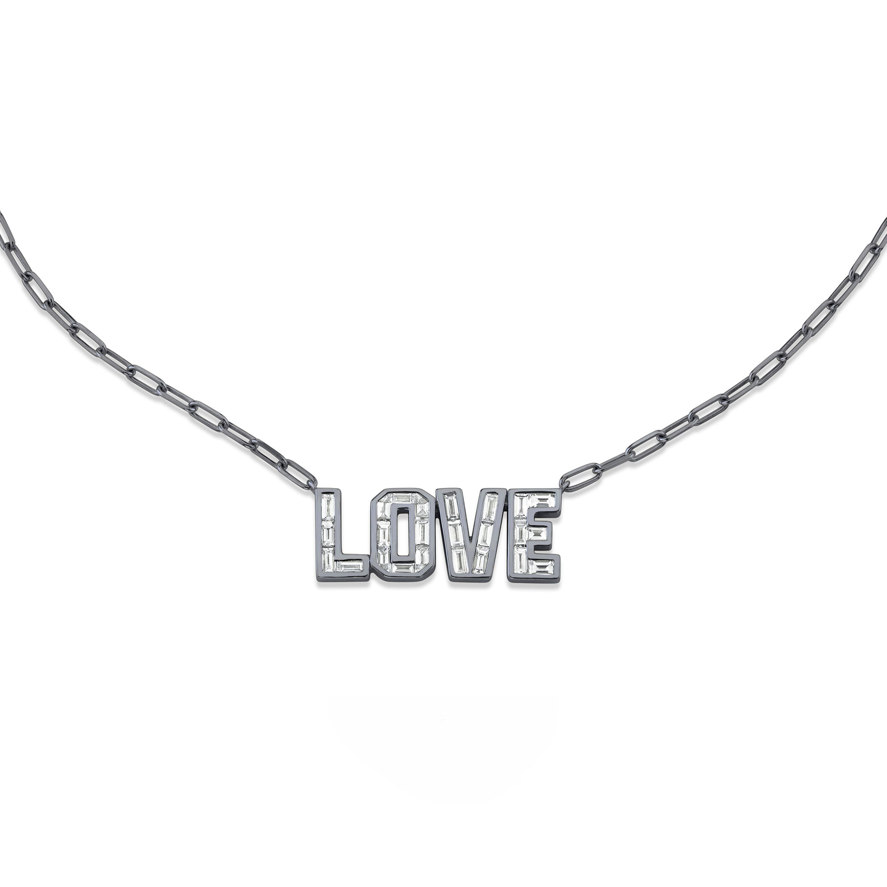 DIAMOND LOVE NECKLACE