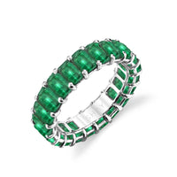 READY TO SHIP EMERALD ETERNITY BAND
