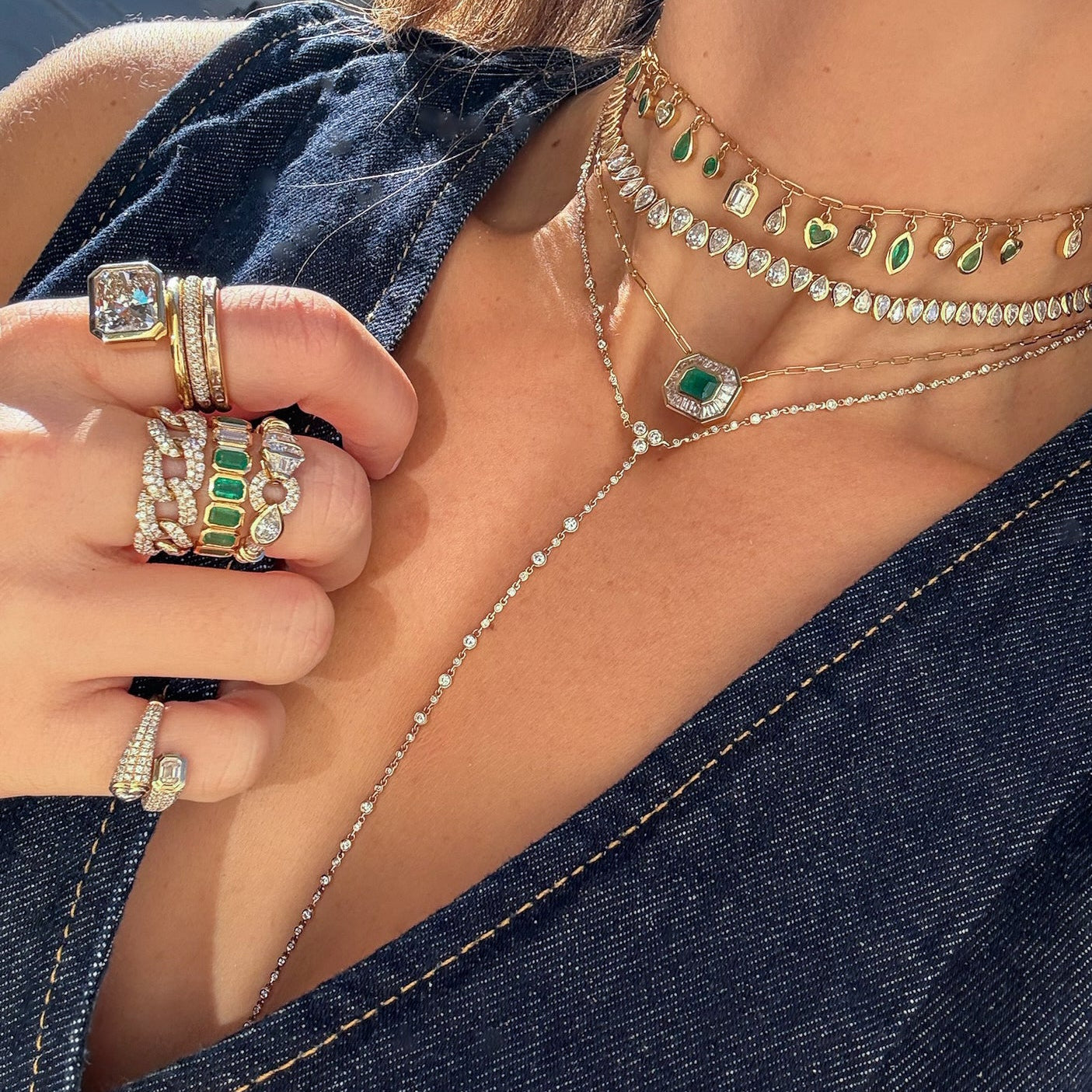 DIAMOND INFINITY Y NECKLACE