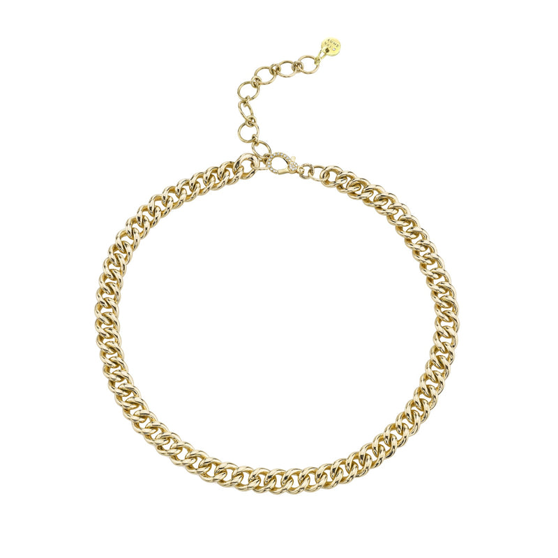 READY TO SHIP SOLID GOLD MINI LINK ANKLET
