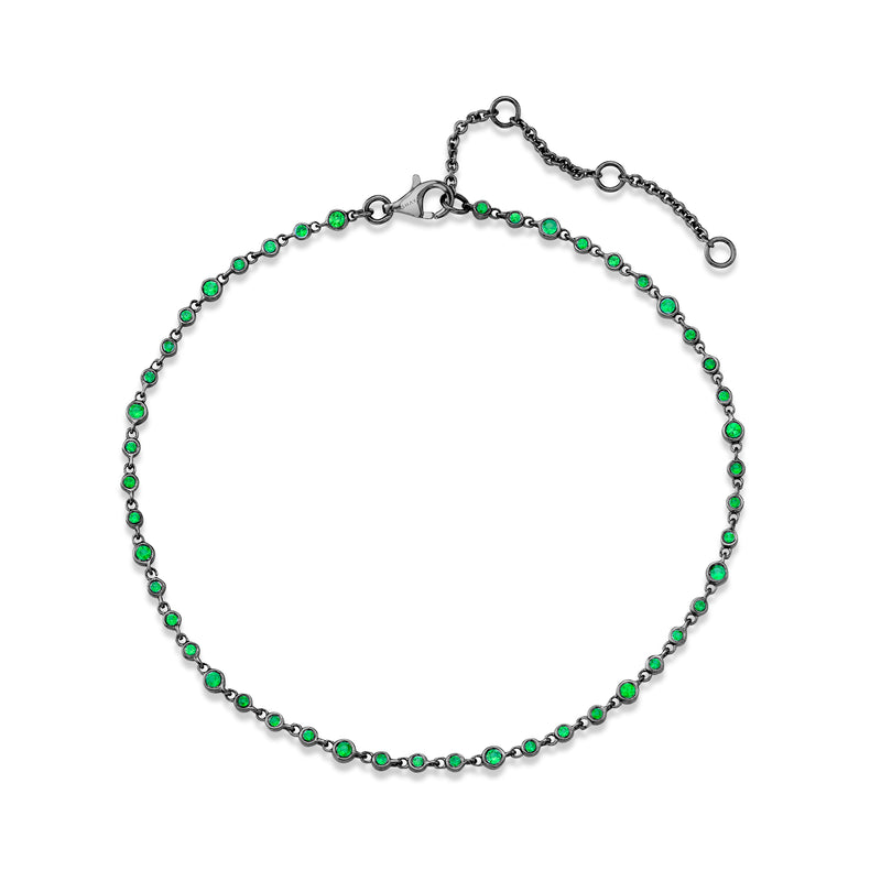 EMERALD INFINITY ANKLET