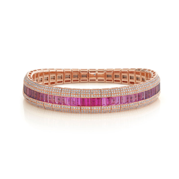 PASTEL & DIAMOND OMBRE STRETCH BRACELET