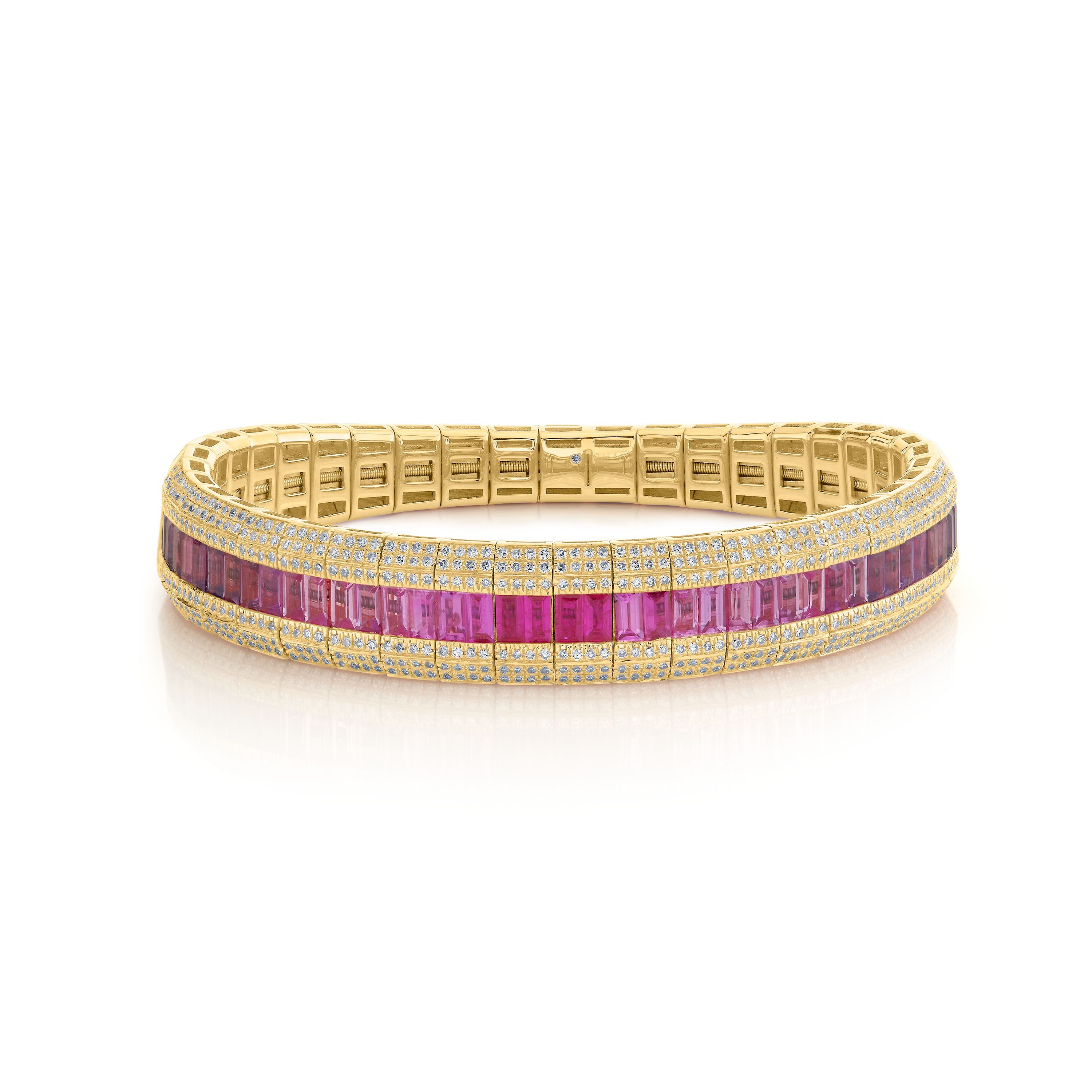 PASTEL & DIAMOND OMBRE STRETCH BRACELET