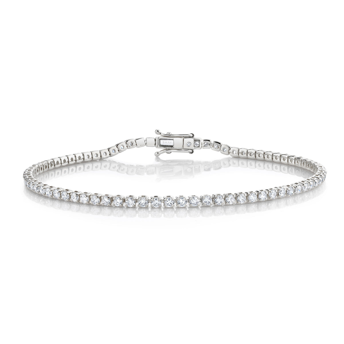 READY TO SHIP DIAMOND SINGLE LINE THREAD BRACELET