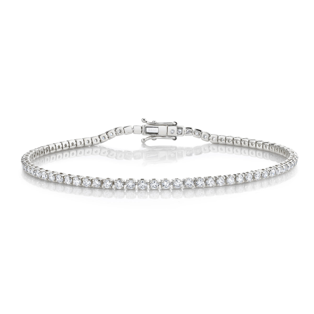READY TO SHIP MEN'S DIAMOND SINGLE LINE THREAD BRACELET