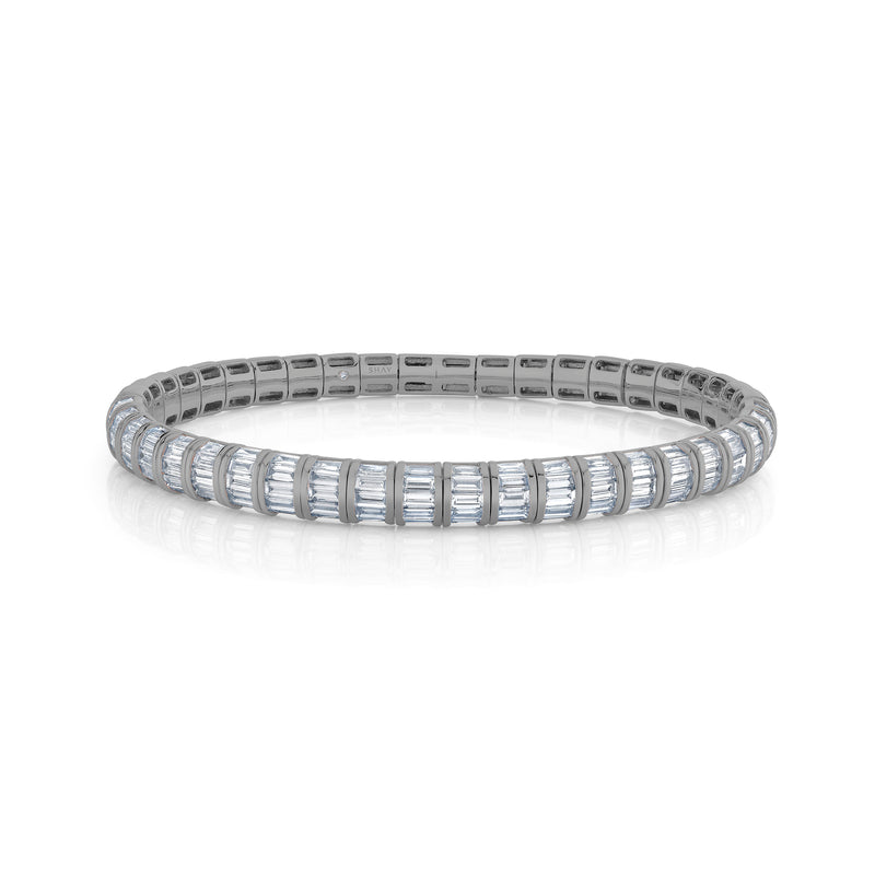 DIAMOND BAGUETTE STRETCH BRACELET